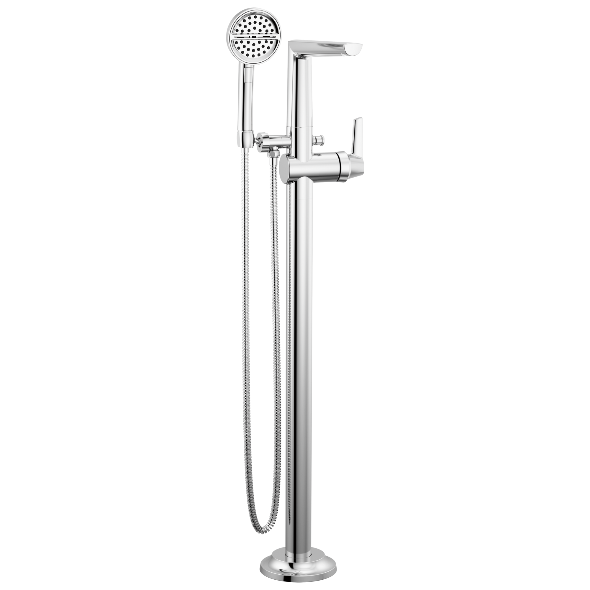 Delta Faucet GaleonE Free Standing Tub Filler - Lumicoat Chrome