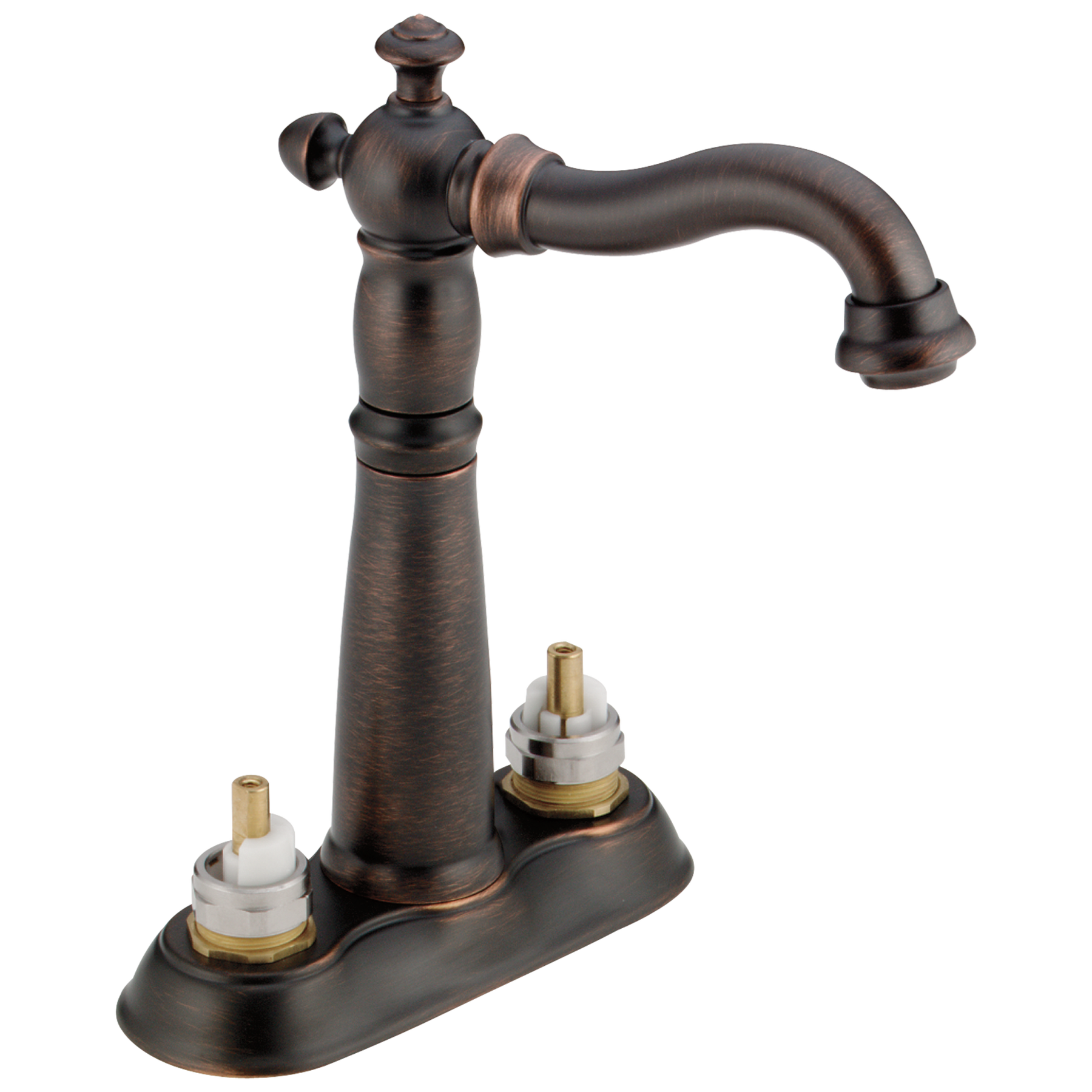 Two Handle Bar / Prep Faucet in Chrome & Polished Brass 2155CBLHP
