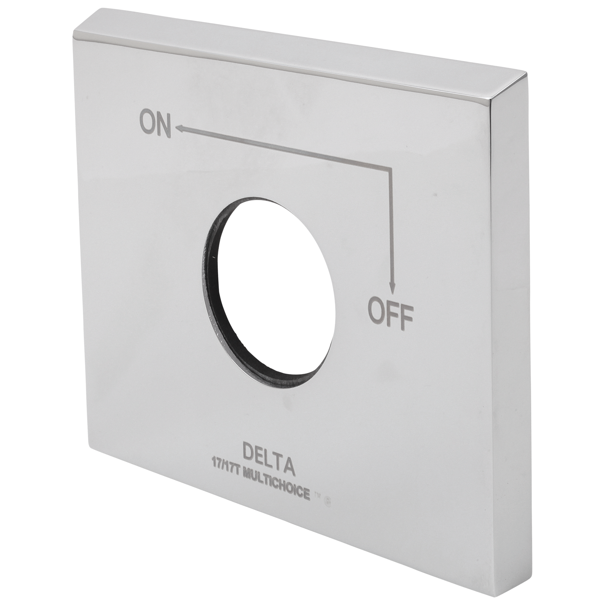 Delta Faucet Vero Escutcheon & Gasket - 17 Series - Chrome