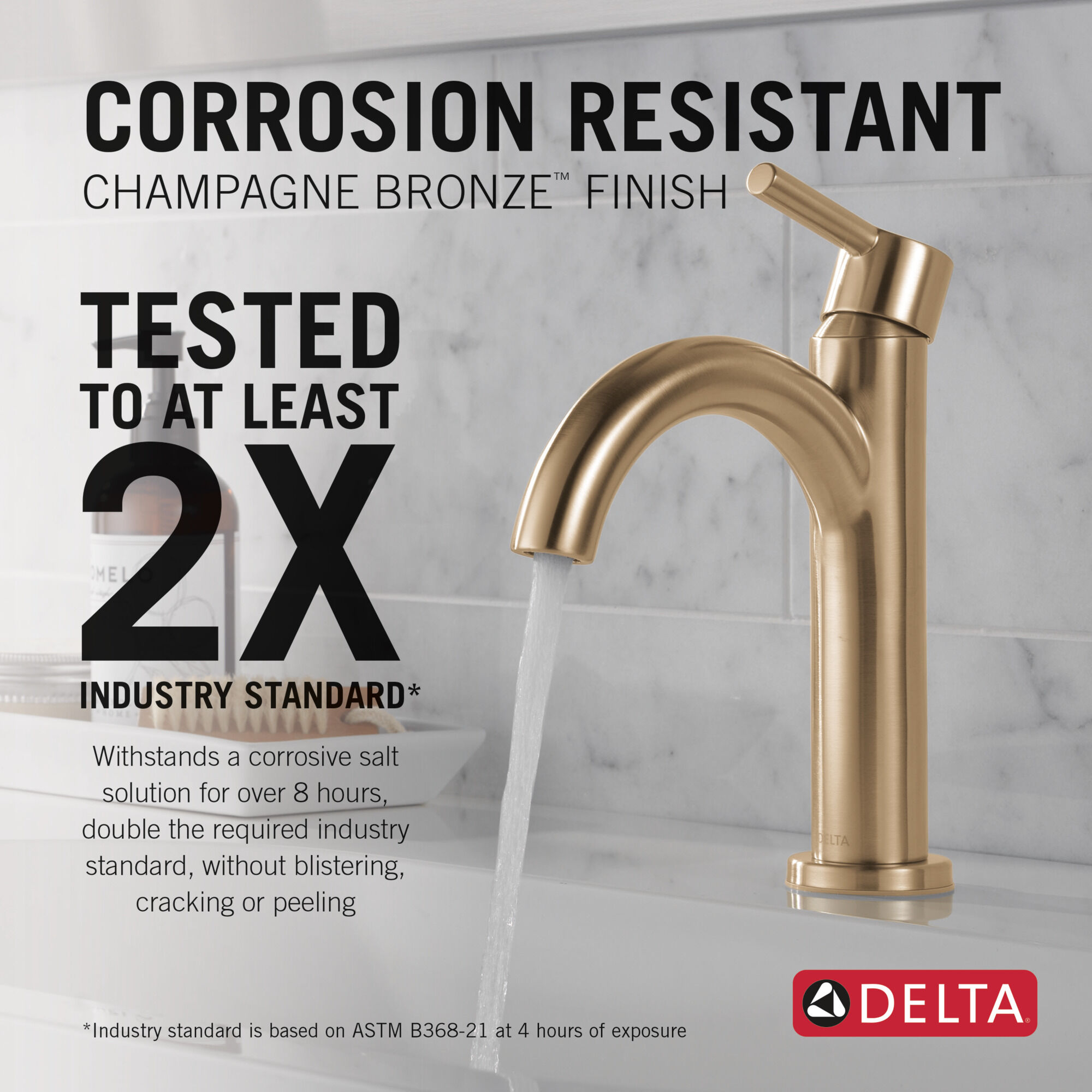 Single Handle Bathroom Faucet in Champagne Bronze 15749LF-CZ