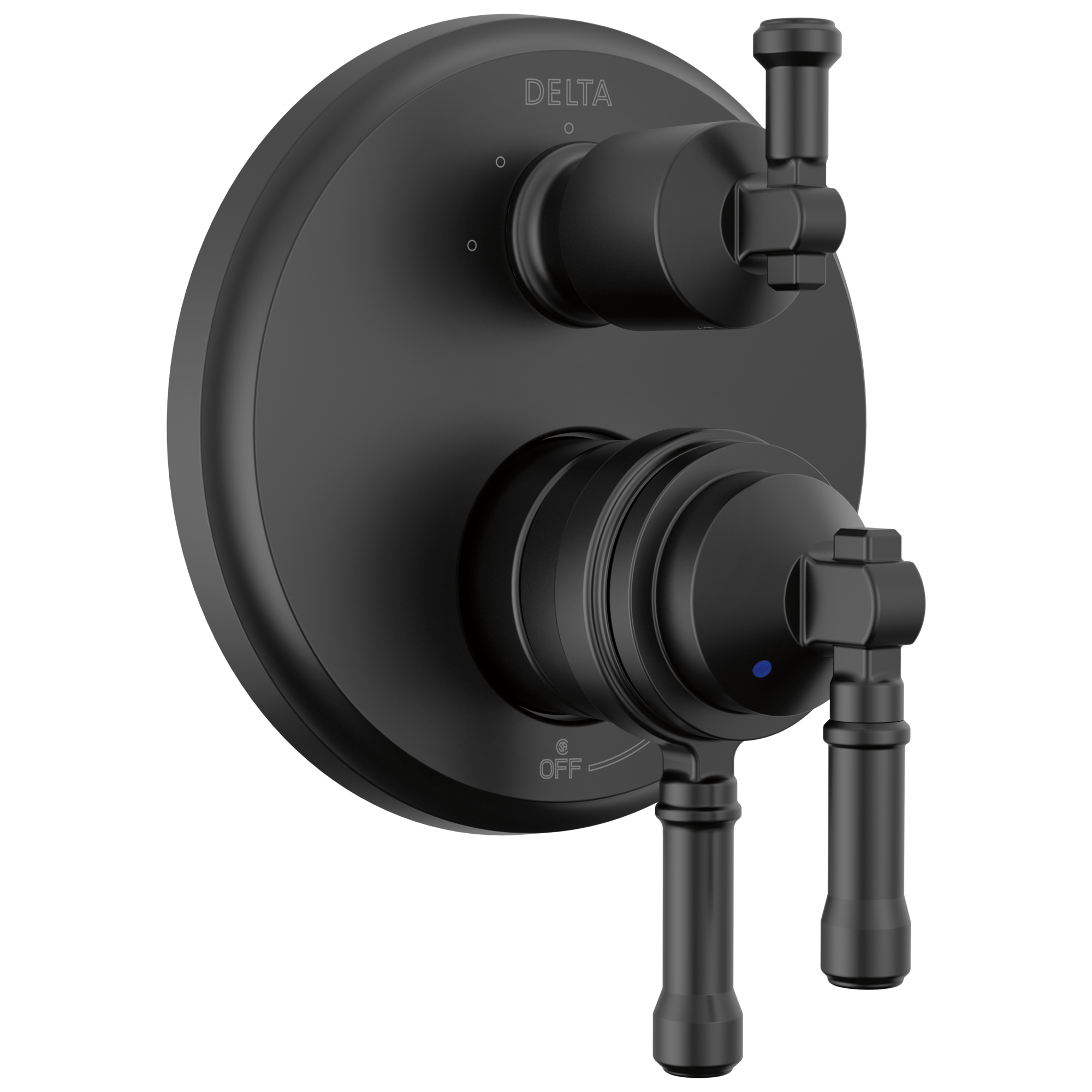 BroderickE 17 Series Integrated Diverter Trim 3-Setting - Matte Black