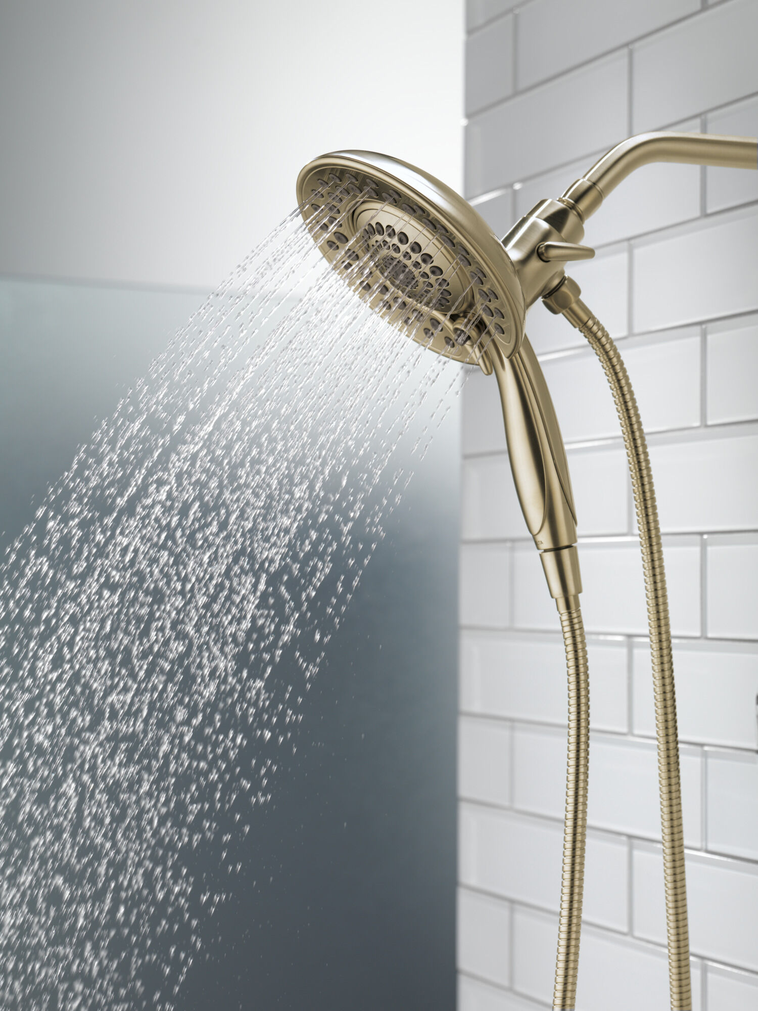Delta Faucet 5-Setting In2ition 2-in-1 Dual Hand Held Shower Head