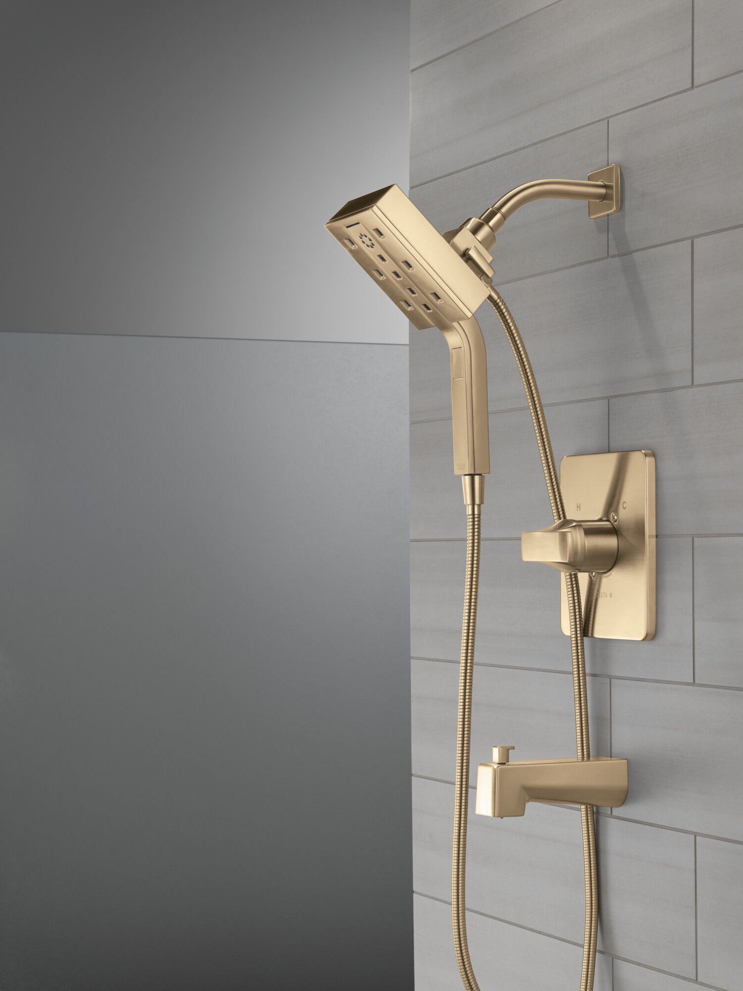 Monitor 14 Series Tub & Shower - Less Head in Champagne Bronze