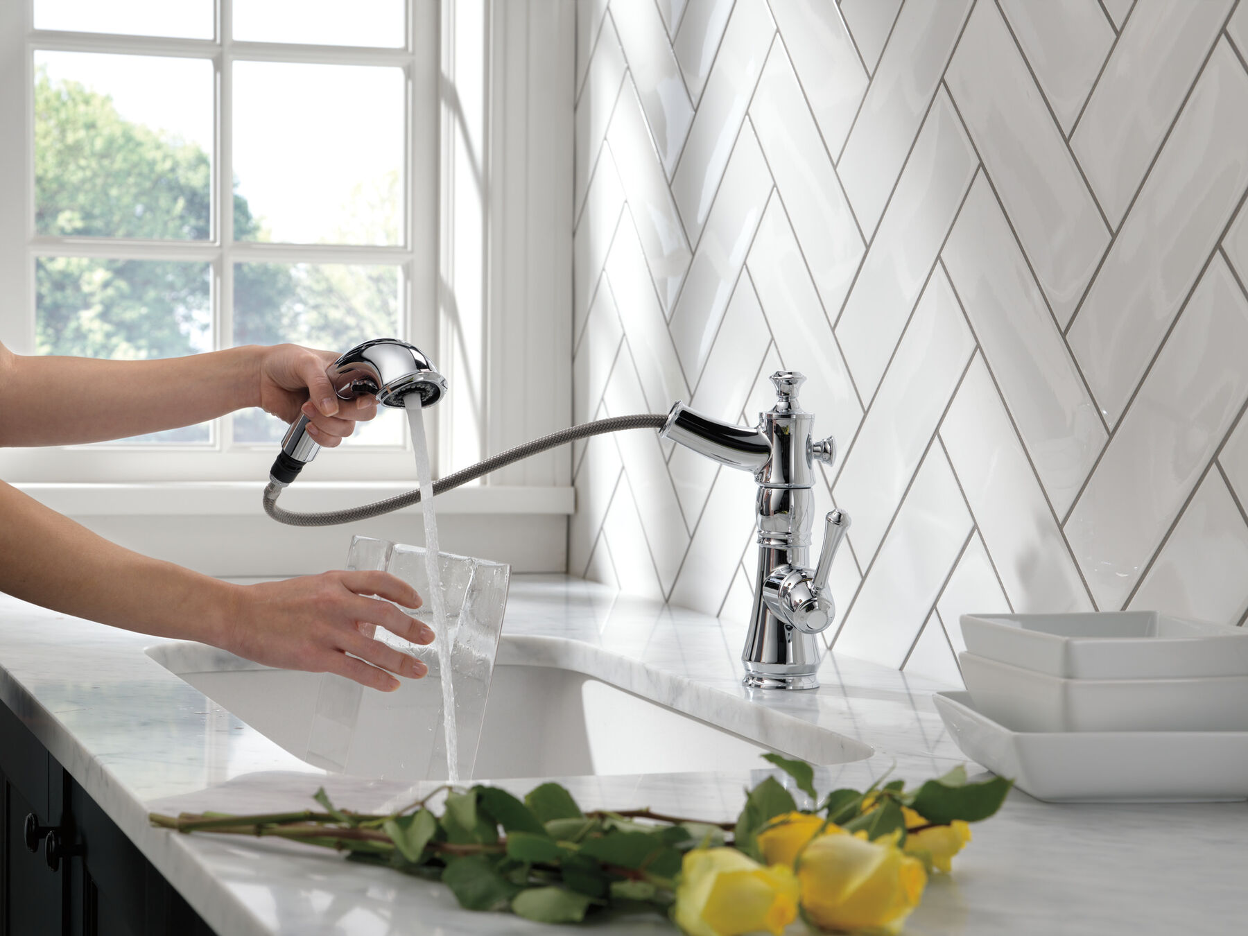 Kitchen Faucet In Chrome 4197 Dst