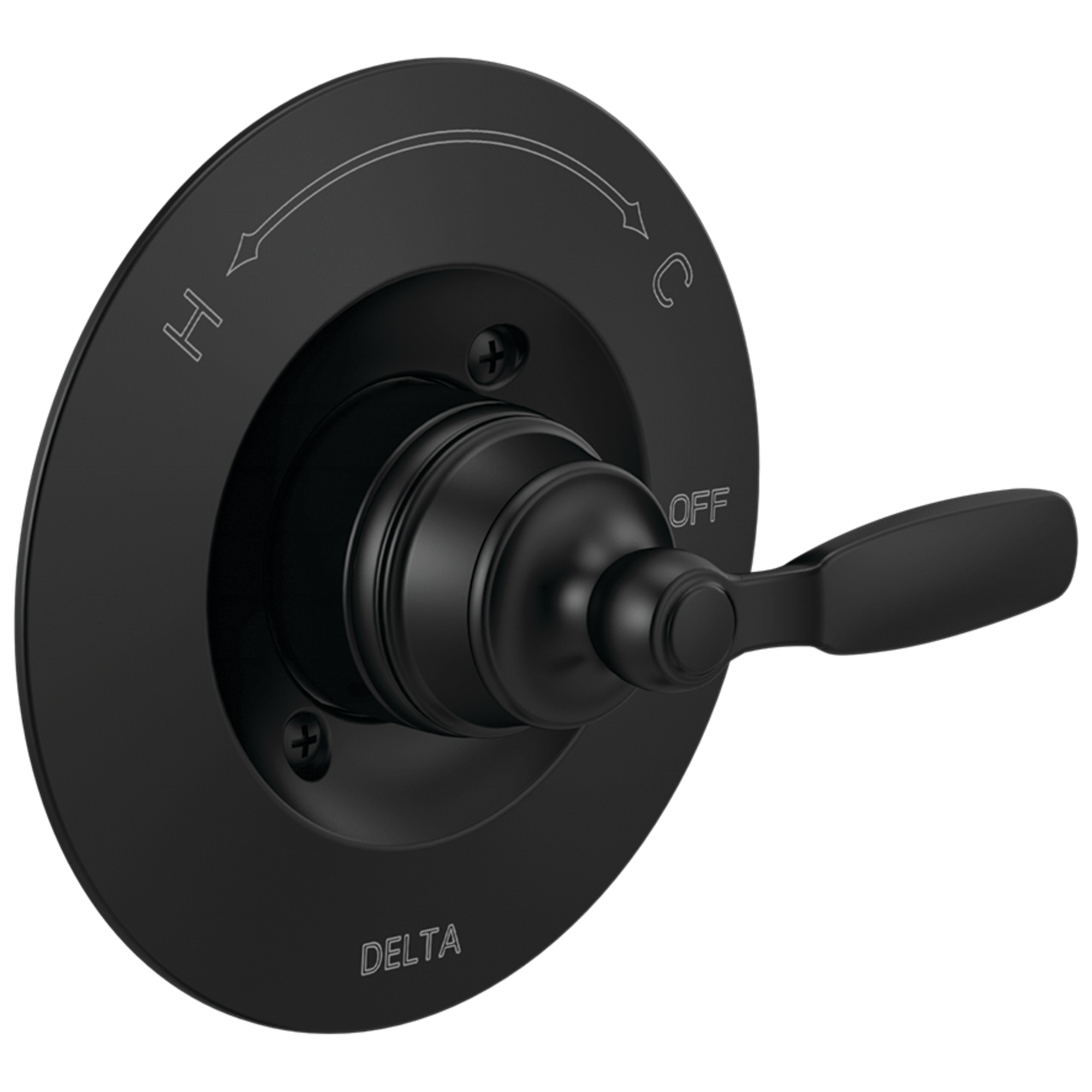 Delta Faucet WoodhurstE Valve Only Trim - Matte Black
