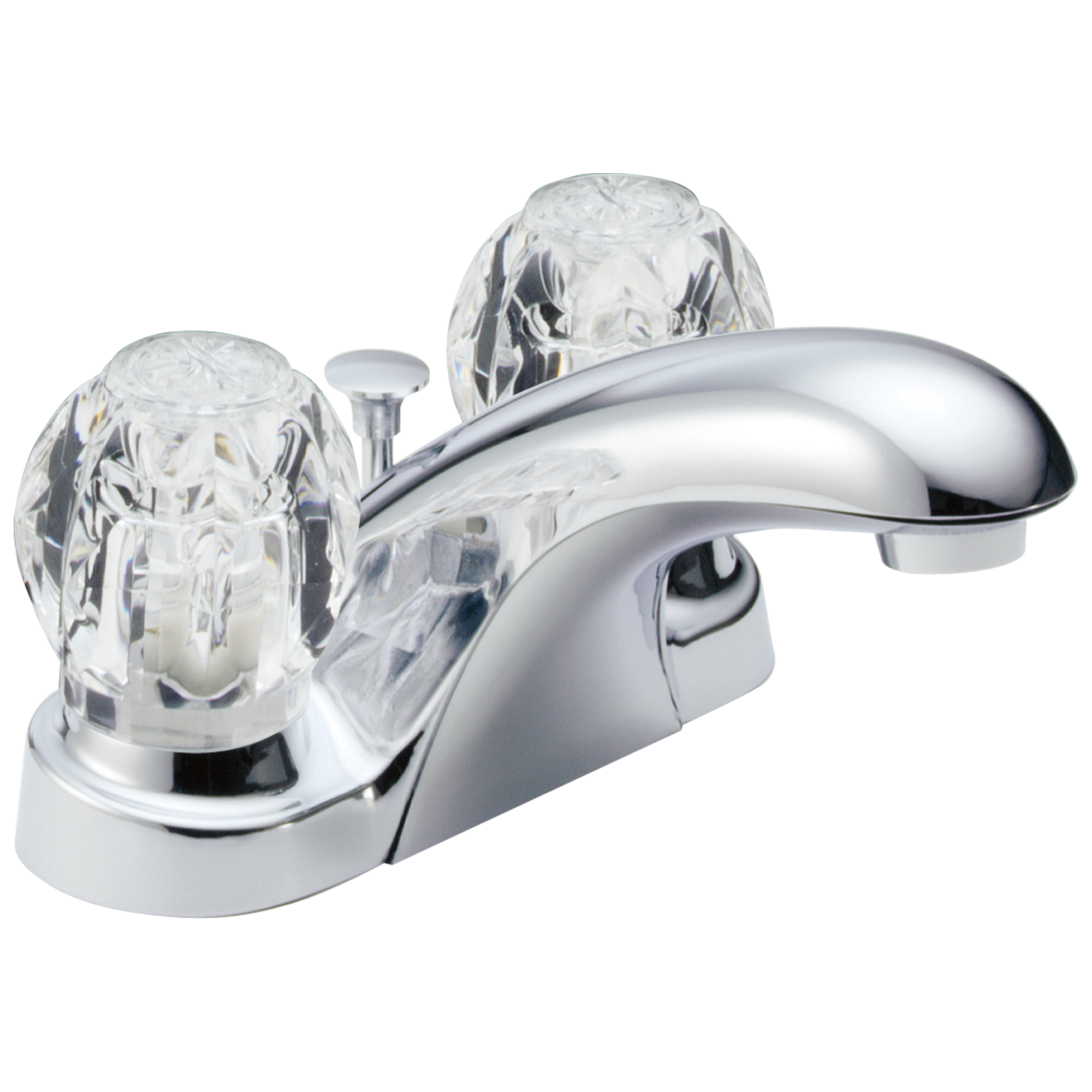 Delta Faucet Foundations Two Handle Centerset Bathroom Faucet - Chrome