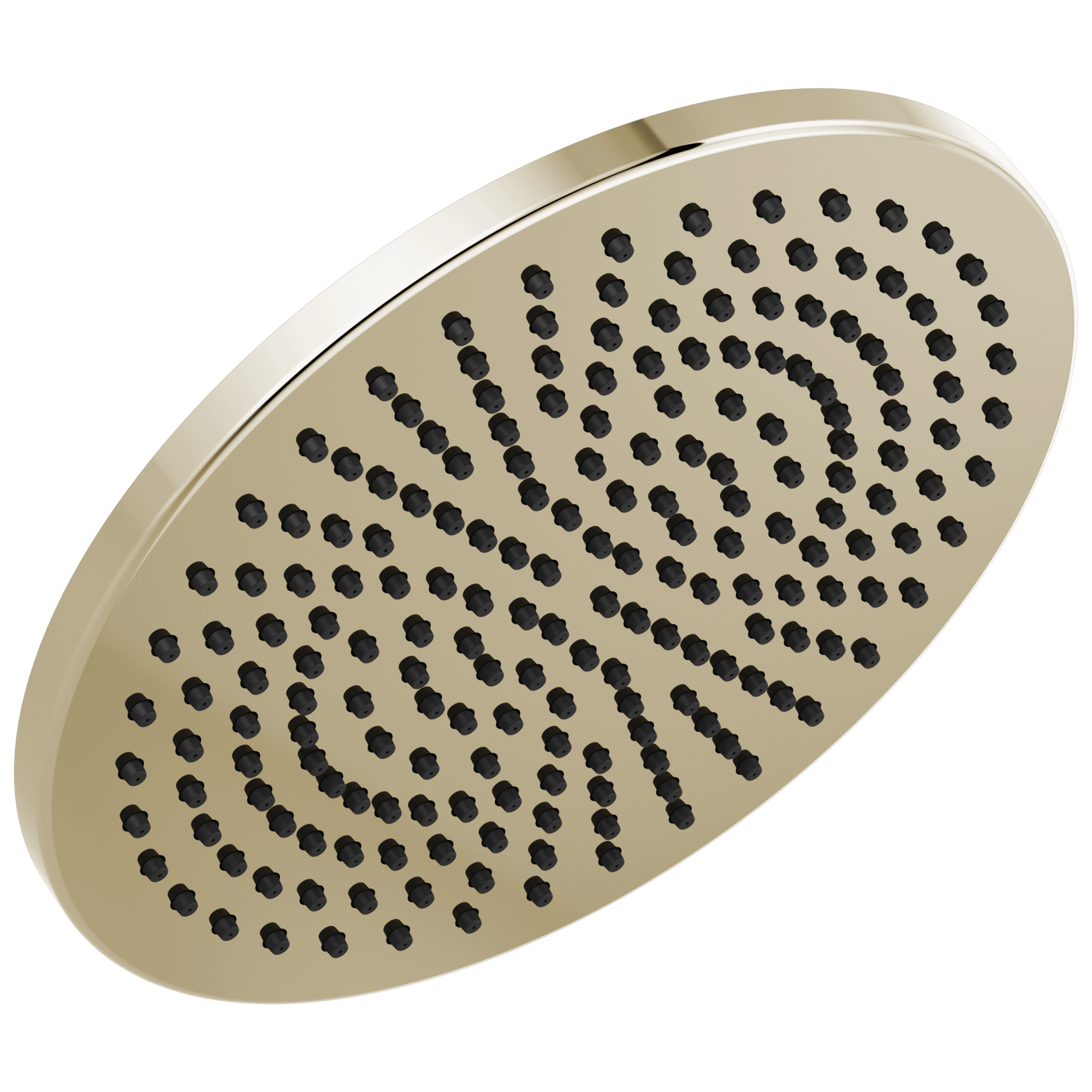 Delta Faucet Universal Showering Components Single-Setting Metal Raincan Shower Head - Lumicoat Polished Nickel