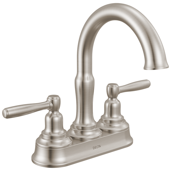 Two Handle Centerset Bathroom Faucet in Stainless 25985LF-SS