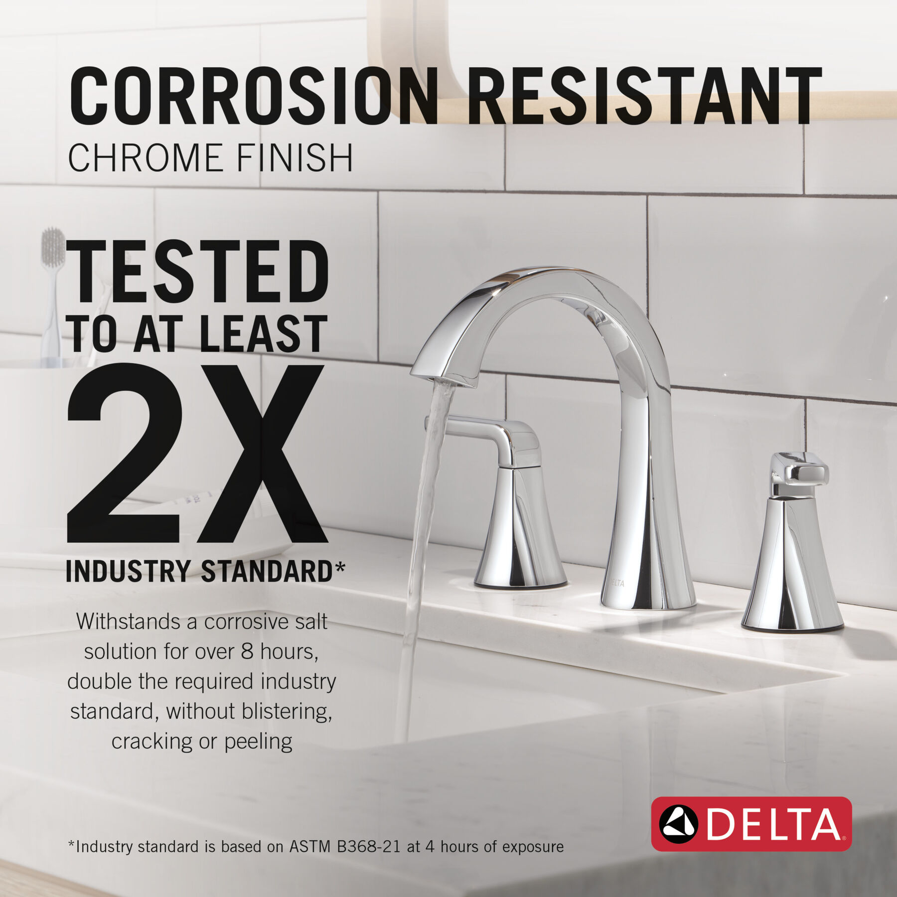 Widespread Lavatory Faucet with 14 Series Shower Trim and Bathroom Accessories Bundle