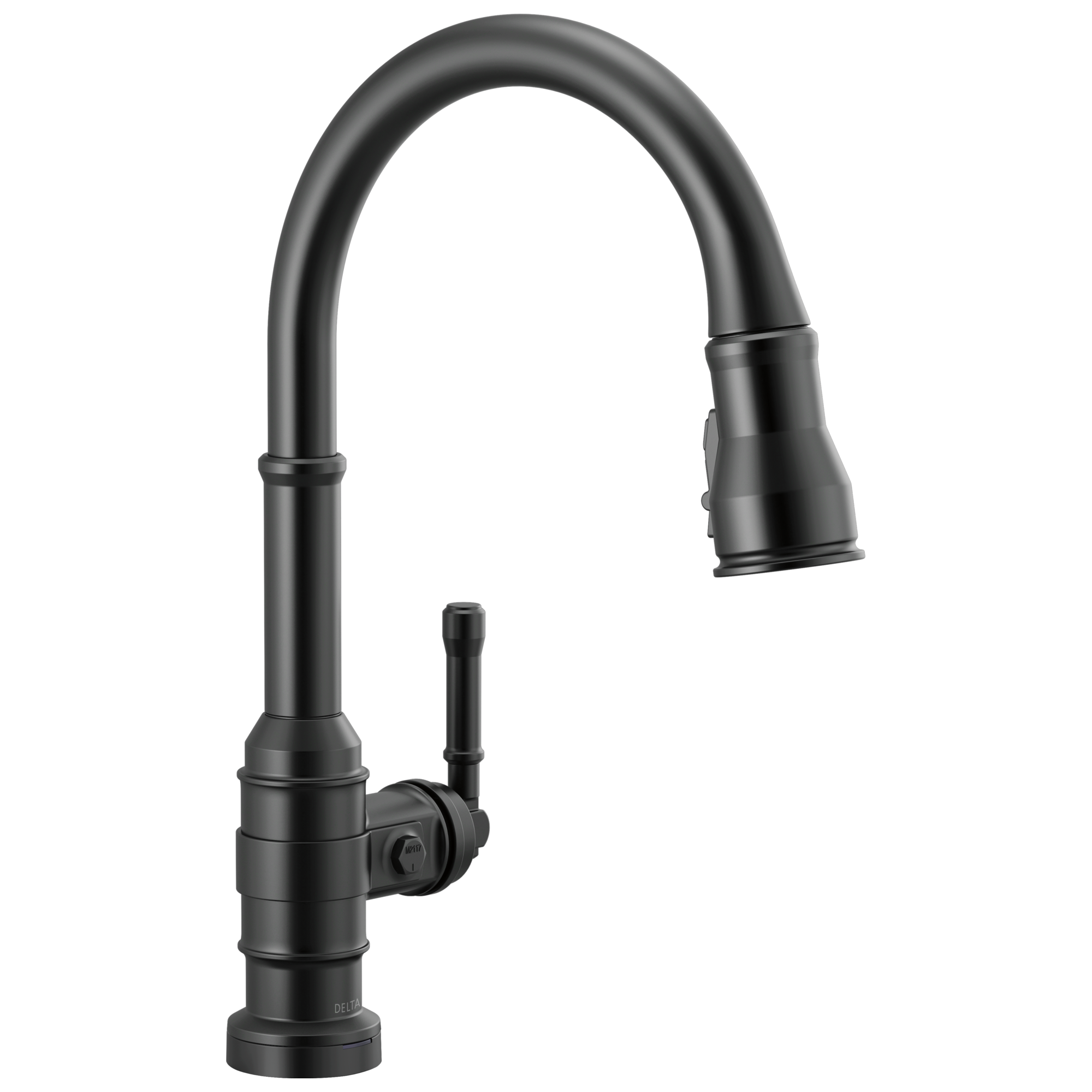 BroderickE Touch2O Technology Kitchen Faucet with Touchless Technology - Matte Black