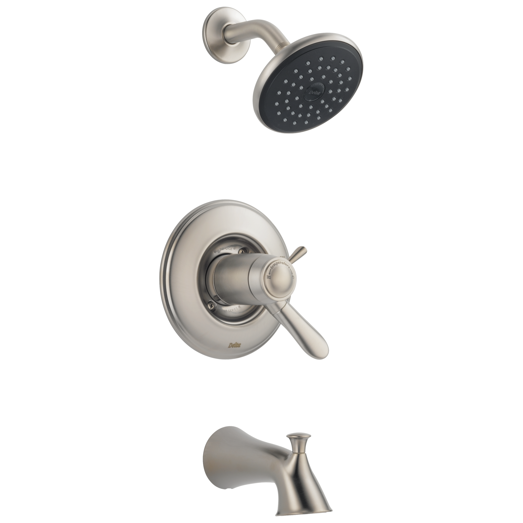 Delta Faucet Lahara TempAssure 17T Series Tub & Shower Trim - Stainless