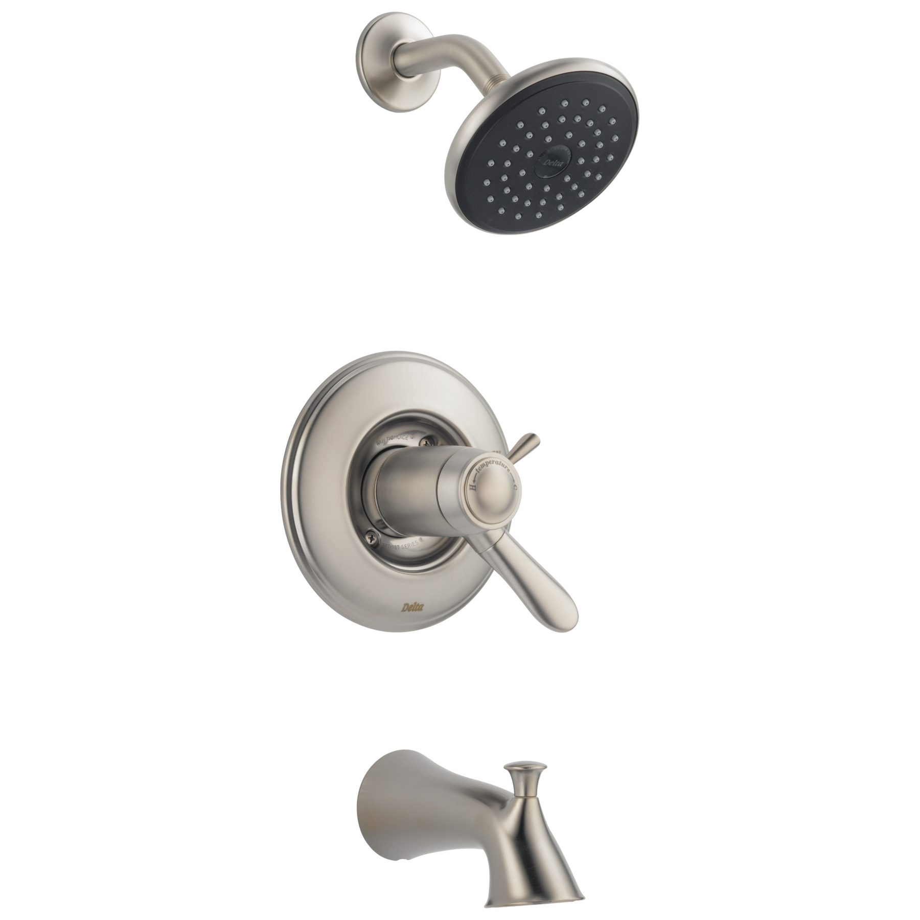 TempAssure® 17T Series Tub & Shower Trim in Stainless T17T438-SS