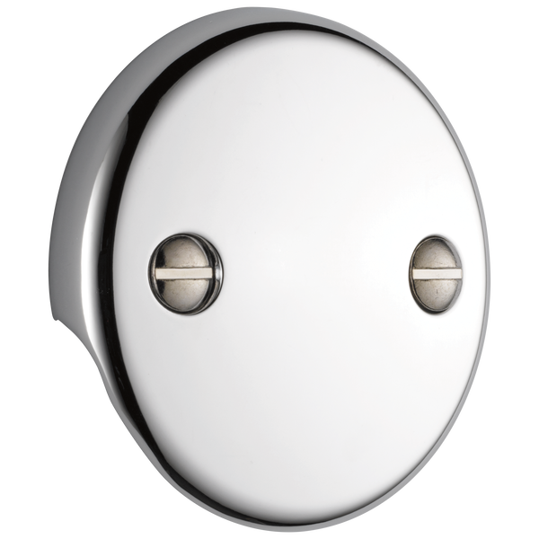 Overflow Plate 2 Hole Tub Drain in Chrome U2693PK Delta Faucet