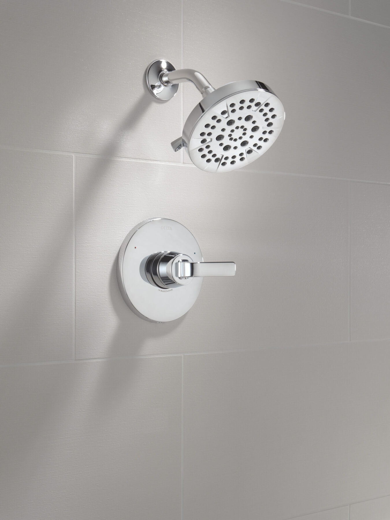 Widespread Lavatory Faucet with 14 Series Shower Trim and Bathroom Accessories Bundle