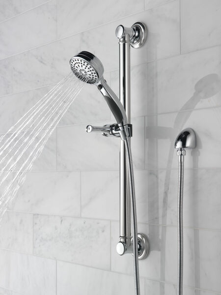 activtouch 9 setting hand shower with traditional slide bar grab bar 51900 delta faucet