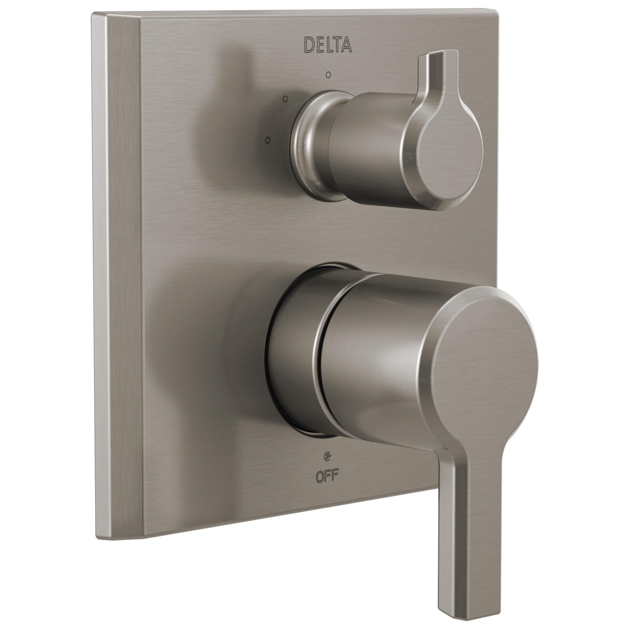 Delta Faucet Pivotale 2-Handle Monitor 14 Series Valve Trim with 3-Setting Diverter - Lumicoat...