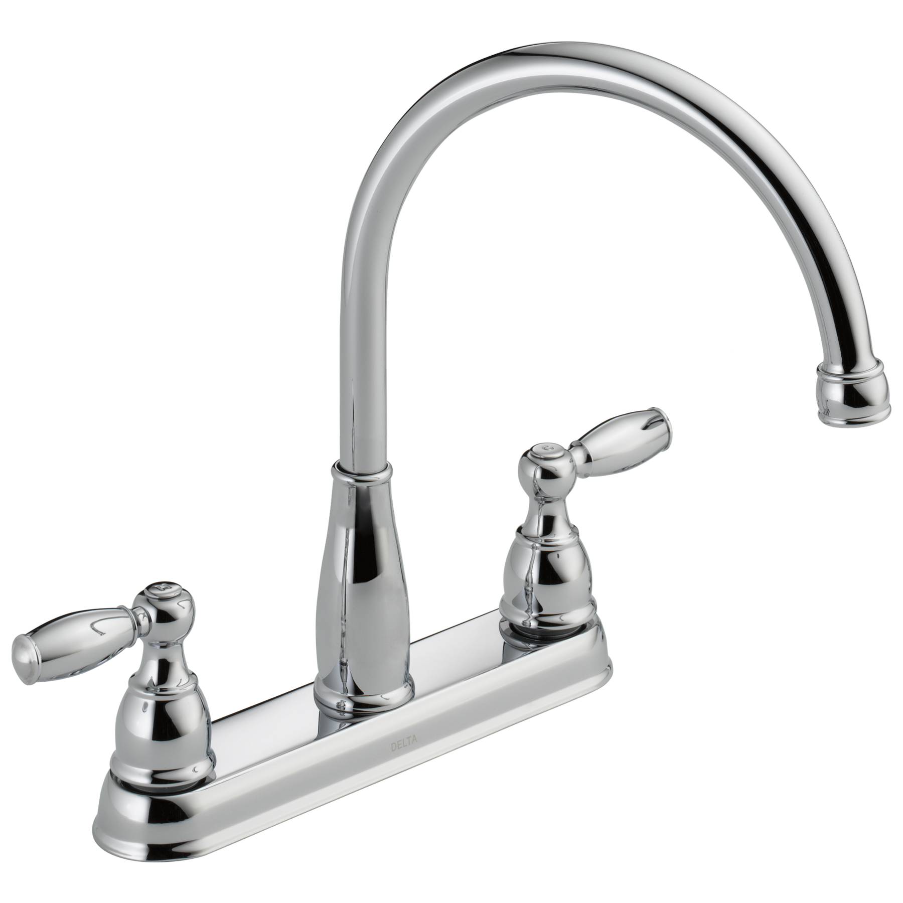 Two Handle Kitchen Faucet In Chrome