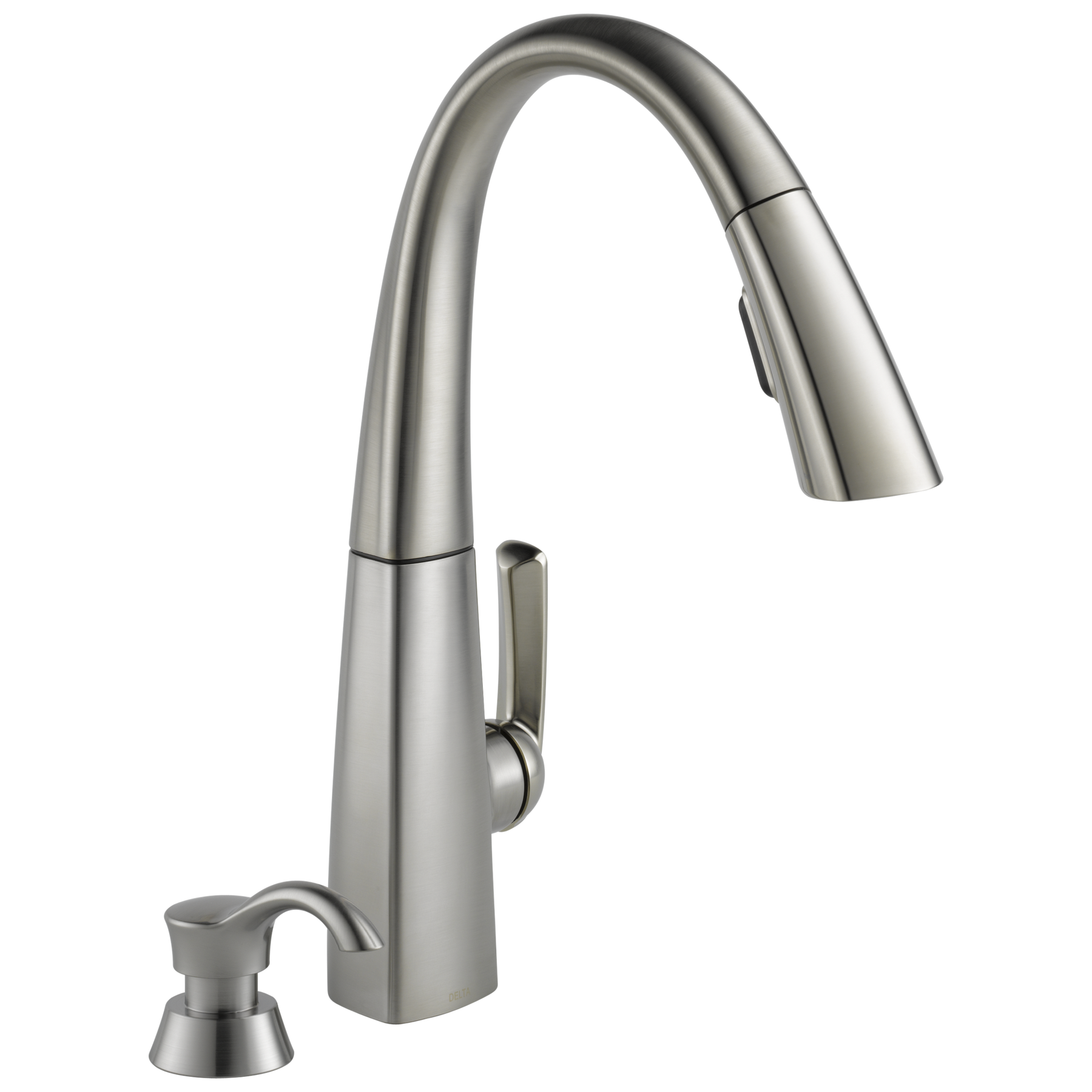 Single Handle Pull-Down Kitchen Faucet in Stainless 19936-SSSD-DST