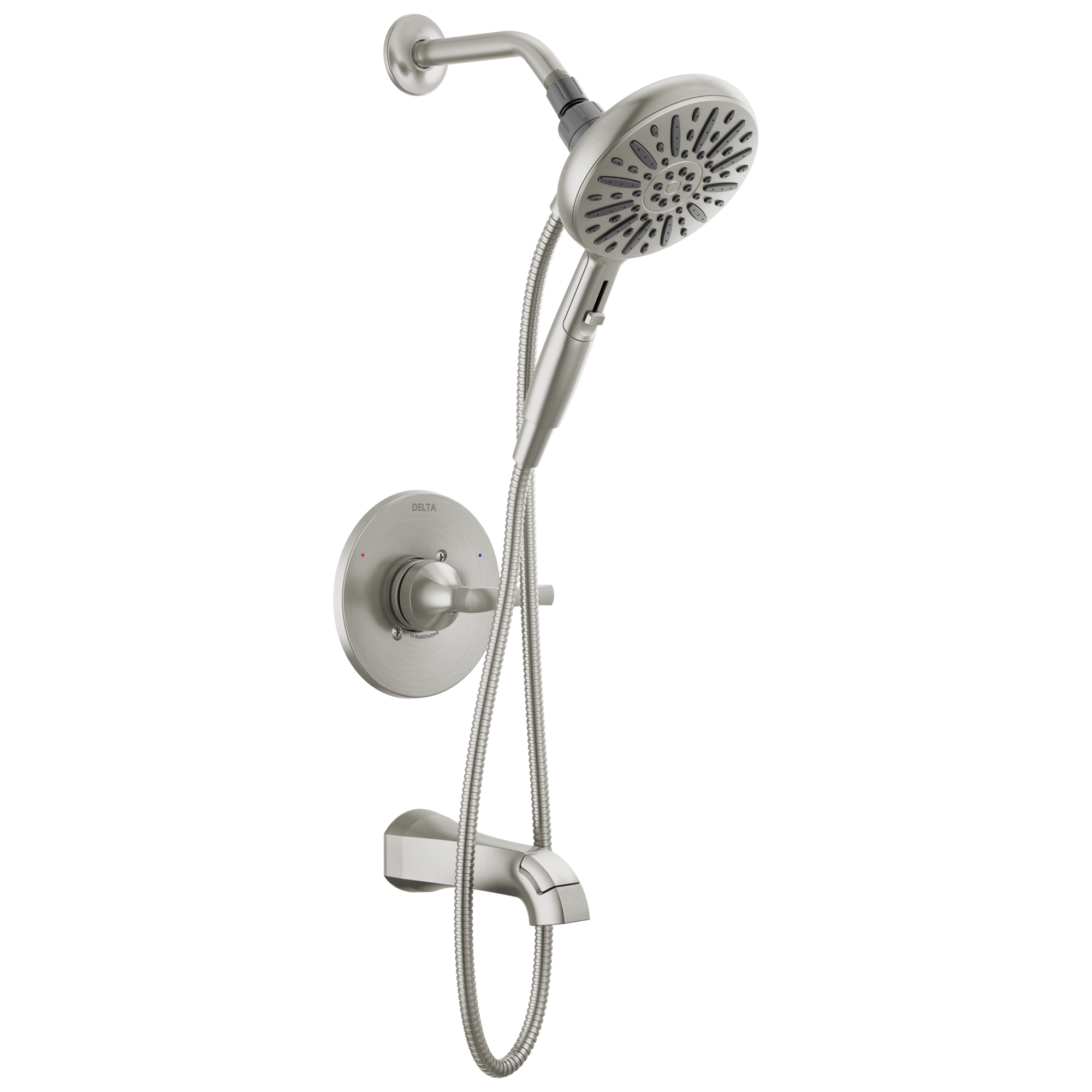 Monitor® 14 Series Tub and Shower in Spotshield Brushed Nickel 144892-SP-HS  | Delta Faucet