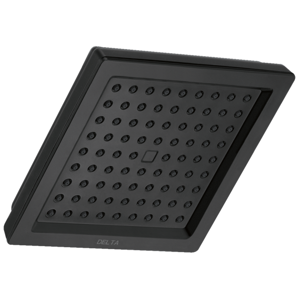 Single-Setting Raincan Shower Head (Recertified) in Matte Black