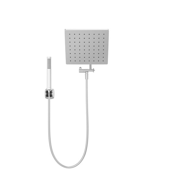 10 inch Raincan Shower Head & Hand Held Combo with Adjustable Extension Arm