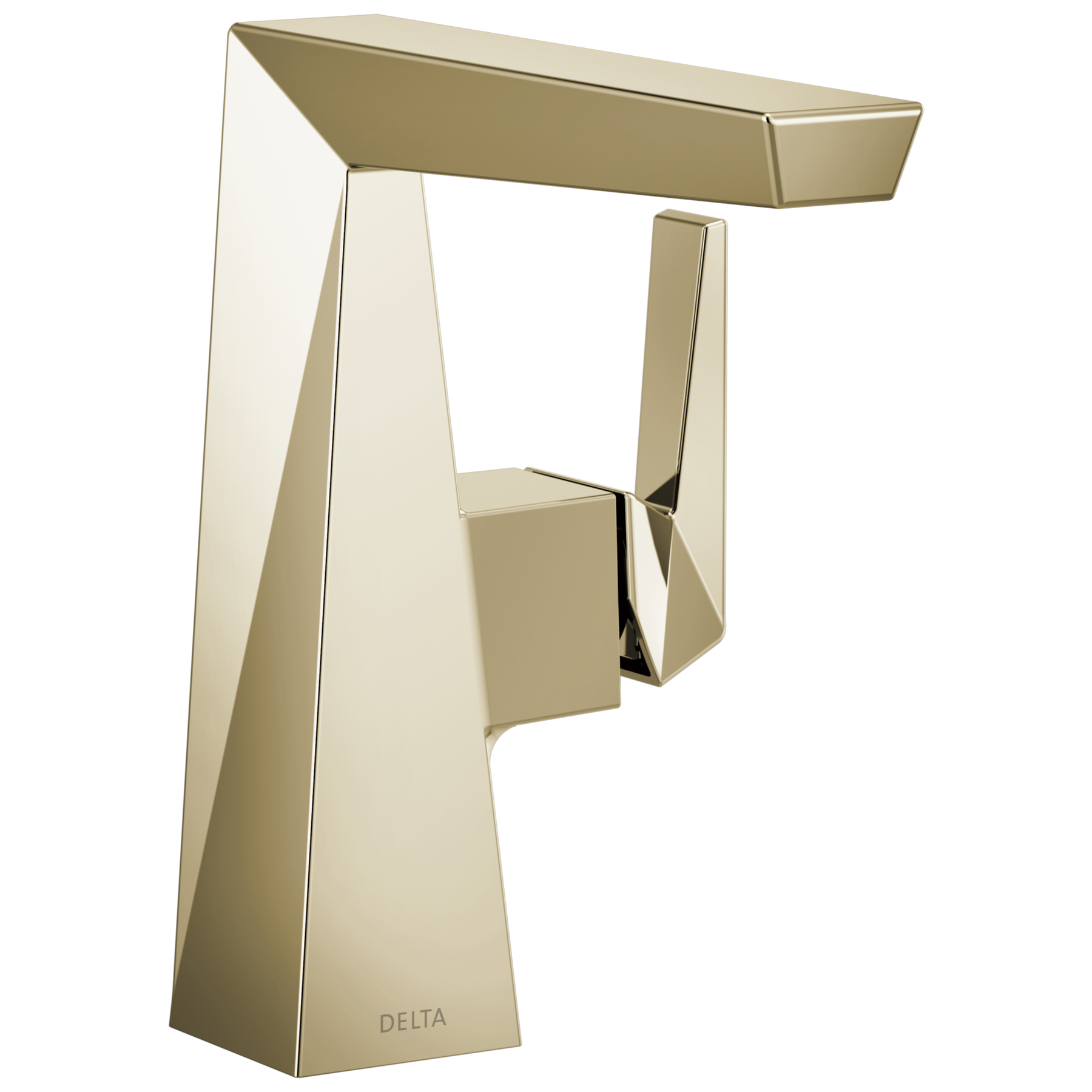 Single Handle Mid-Height Bathroom Faucet in Lumicoat® Polished