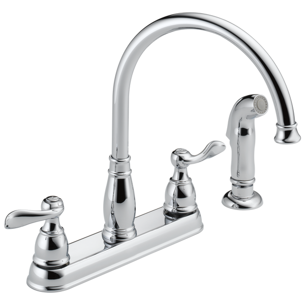 Two Handle Kitchen Faucet (Recertified) in Chrome 21996LF-R