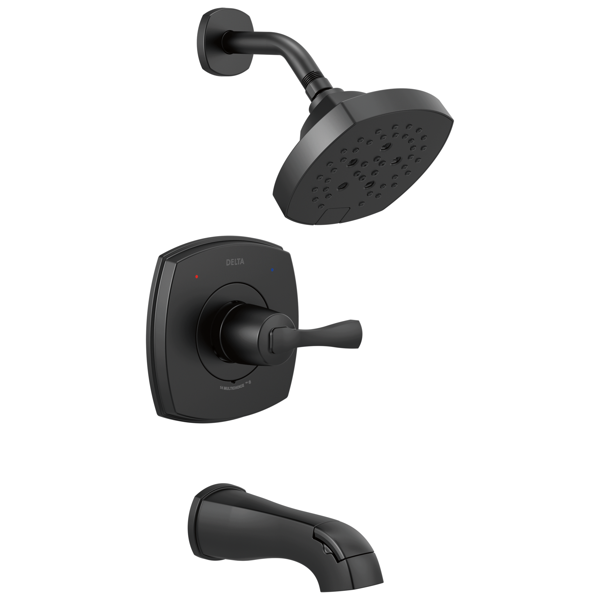Delta Faucet Stryke 14 Series Tub and Shower - Matte Black