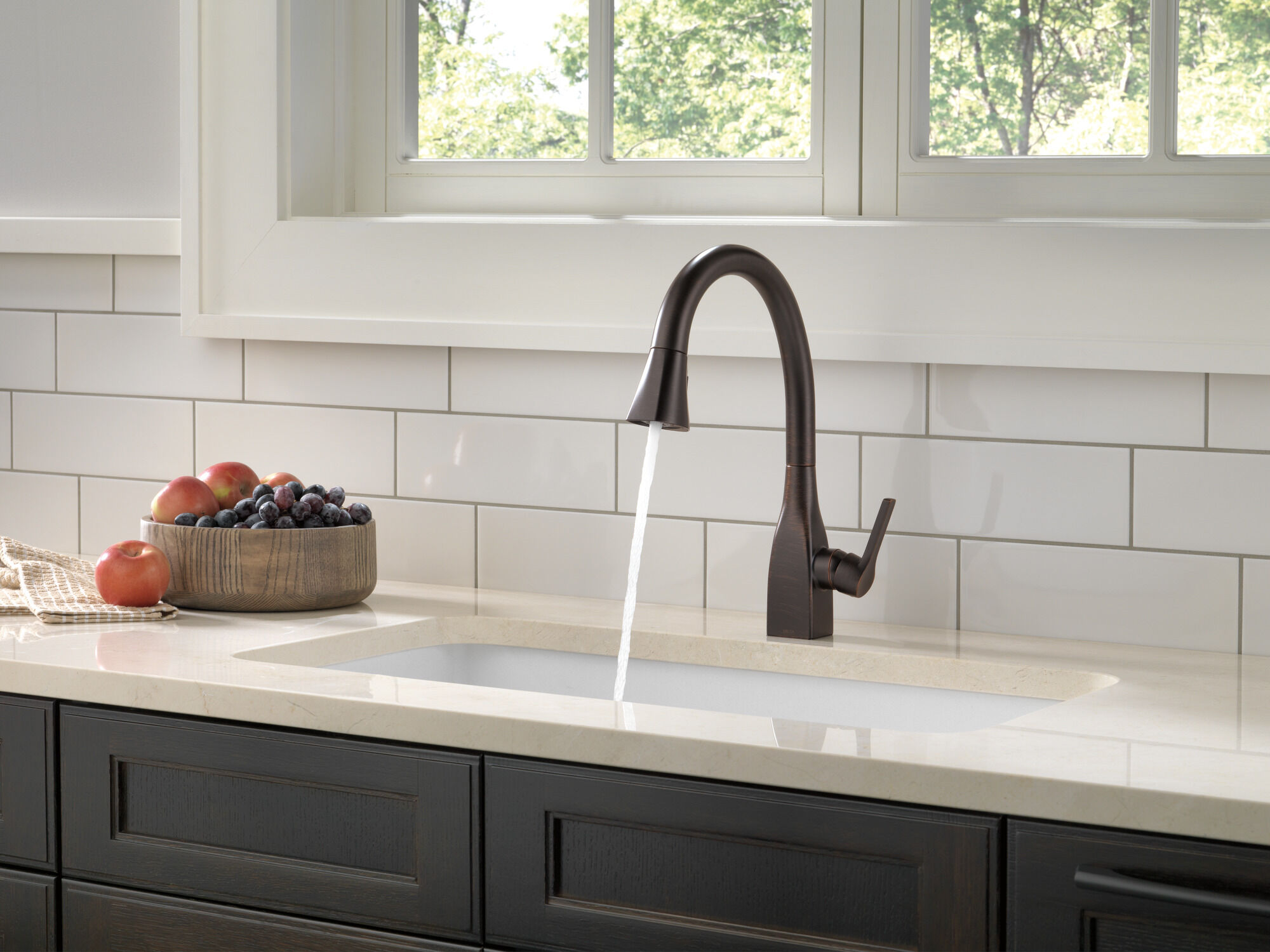 Single Handle Pull-Down Kitchen Faucet with ShieldSpray
