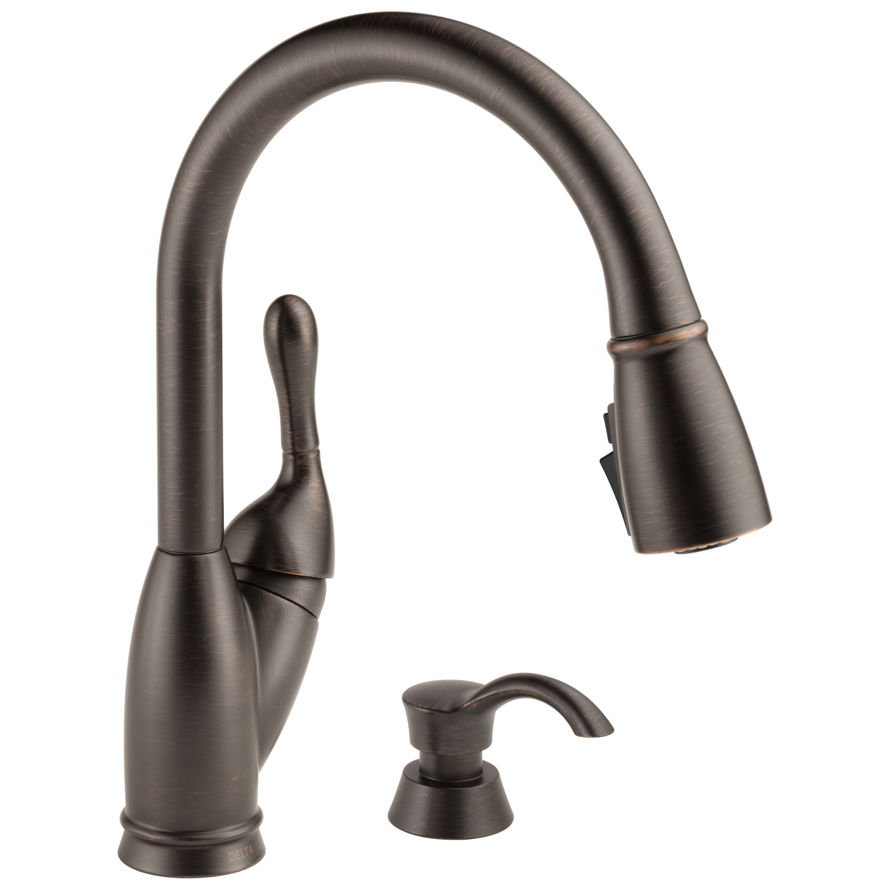 Single Handle Pull-Down Kitchen Faucet in Venetian Bronze 19939Z