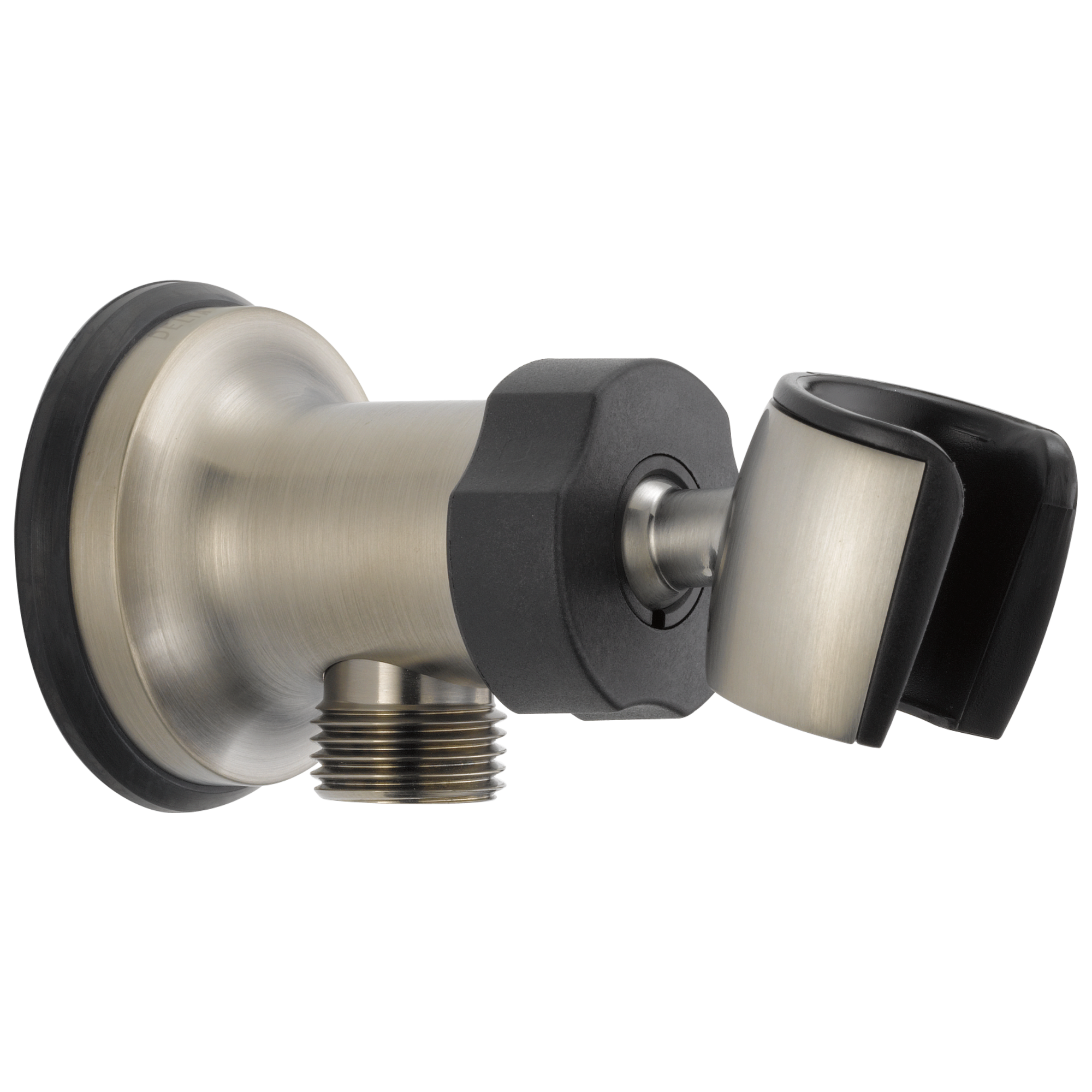 Delta Faucet Universal Showering Components Adjustable Wall Mount Elbow - Stainless