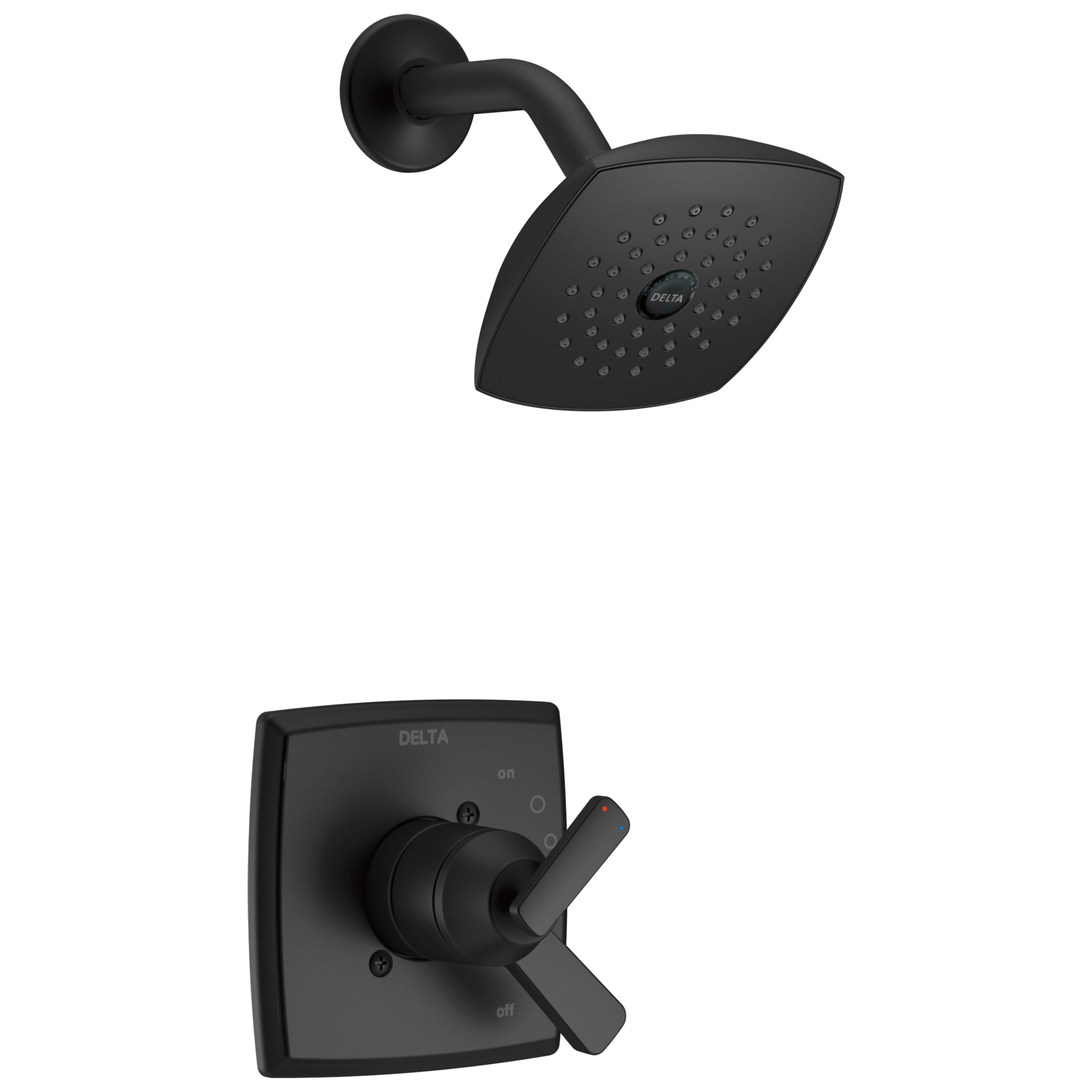 Delta Faucet Ashlyn Monitor 17 Series Shower Trim - Matte Black