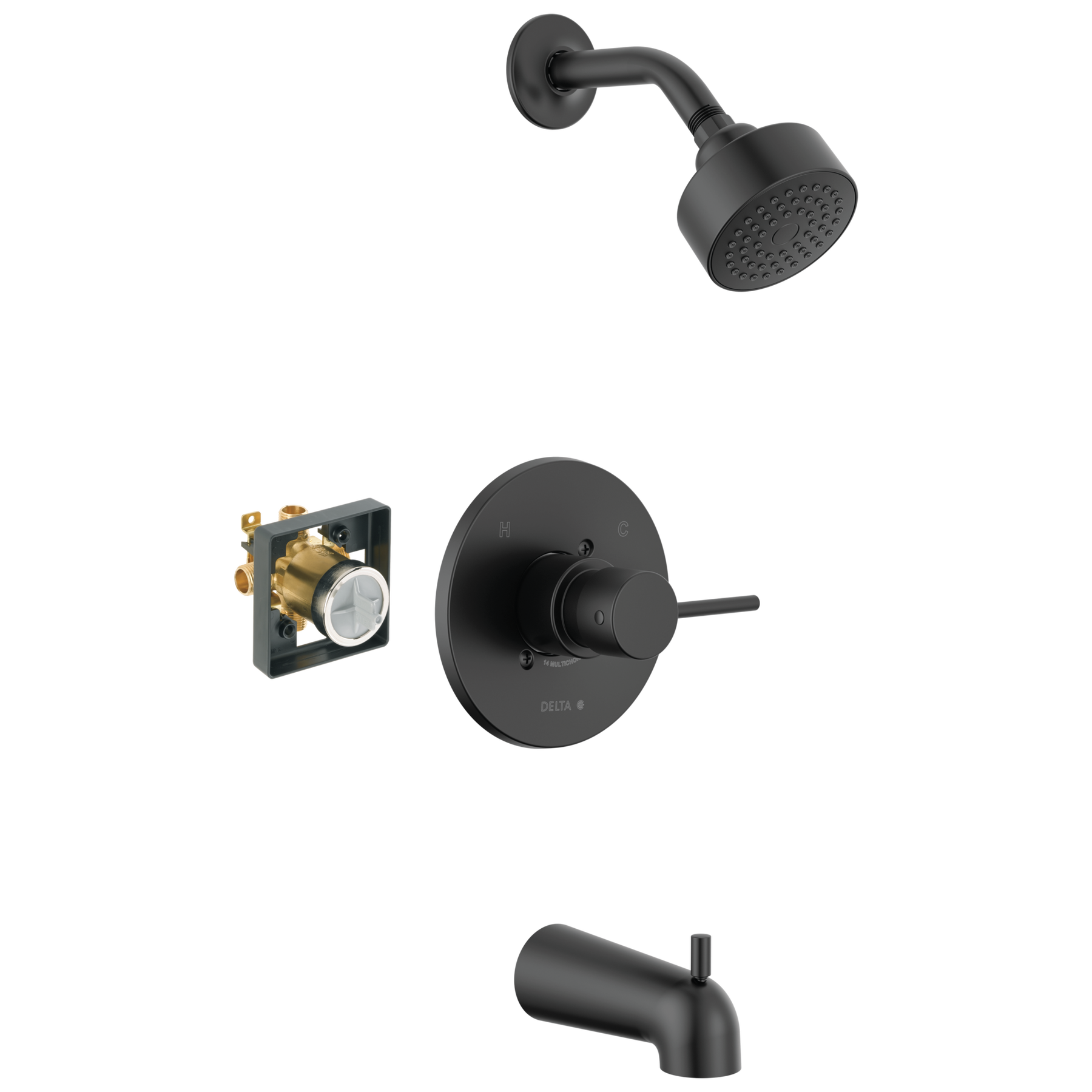 Tub Shower Trim with Rough Bundle - 14 Series