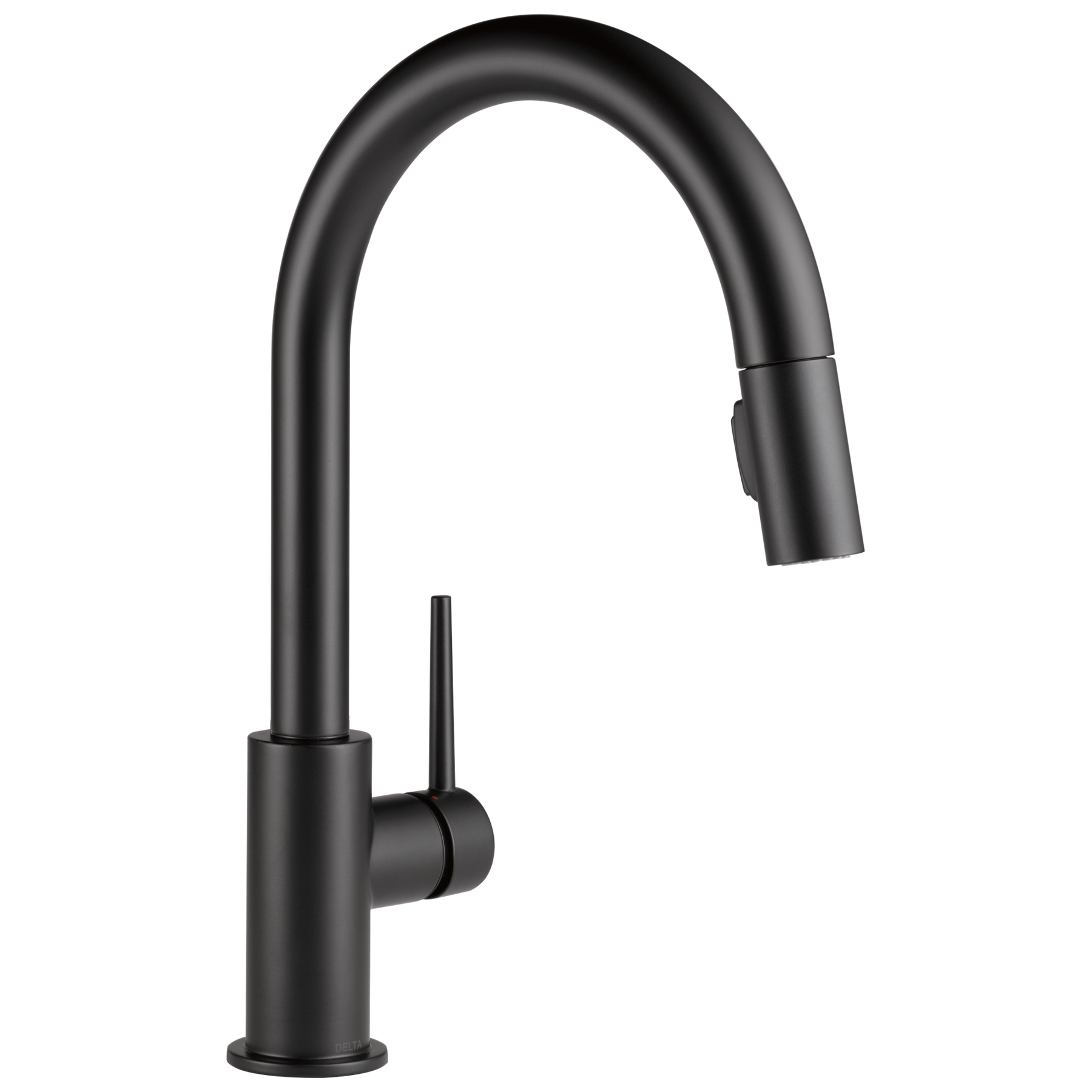 Single Handle Pull-Down Kitchen Faucet in Matte Black 9159-BL-DST