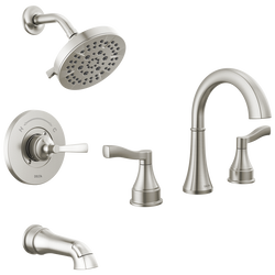 Monitor® 14 Series Tub and Shower in Stainless 144822-SS | Delta