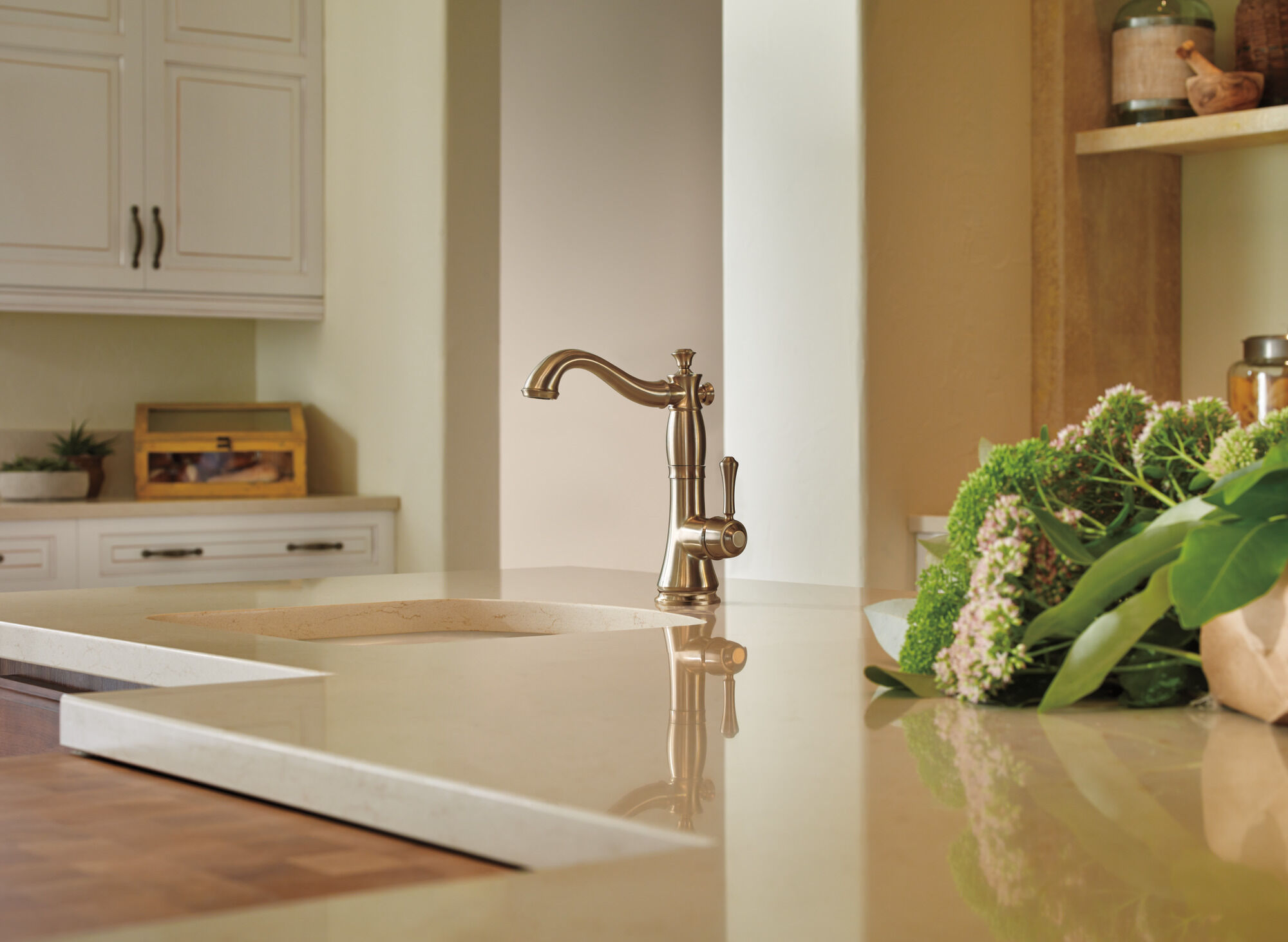 Single Handle Bar / Prep Faucet in Champagne Bronze 1997LF-CZ