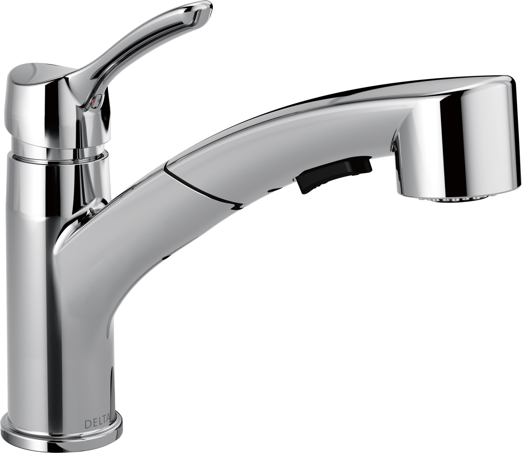 Single Handle Tract-Pack Pull-Out Kitchen Faucet in Chrome — thumbnail 2