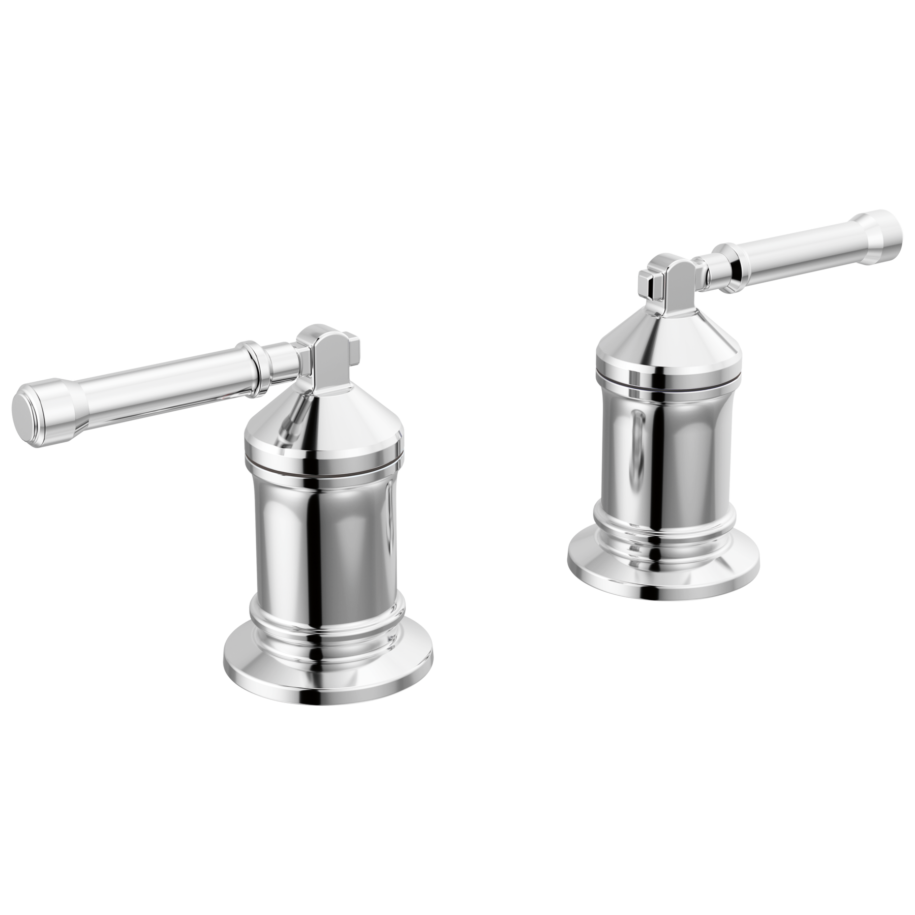 2 Handle Roman Tub handle KitLever in Lumicoat® Chrome H596PR Delta
