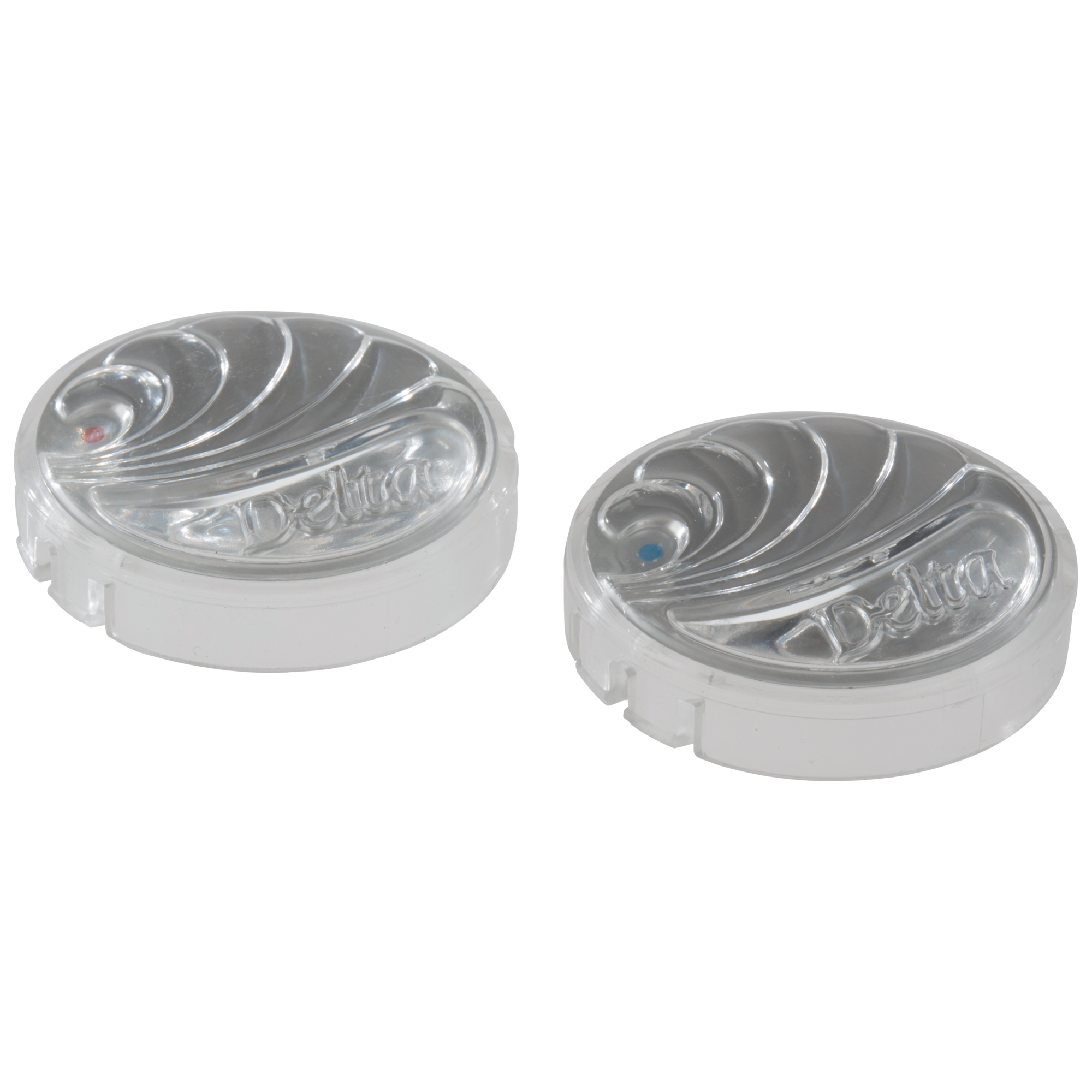 Delta Faucet Other Button Set - Hot / Cold - Clear - Other Finishes