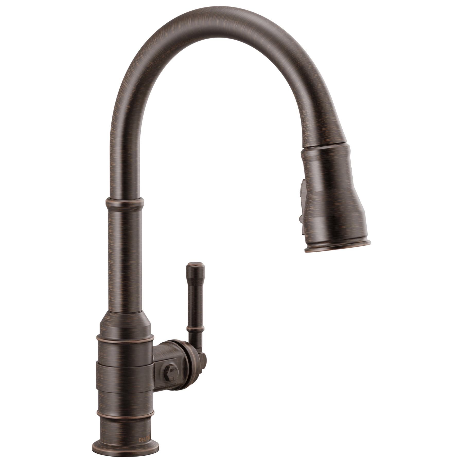 Single Handle Pull-Down Kitchen Faucet in Venetian Bronze 9190-RB