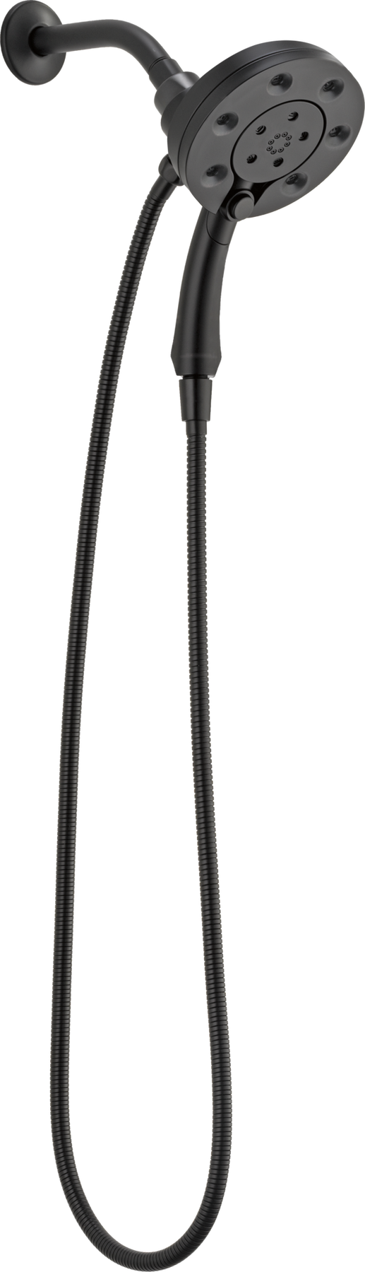 H2Okinetic® In2ition® 4-Setting Two-in-One Shower in Matte Black