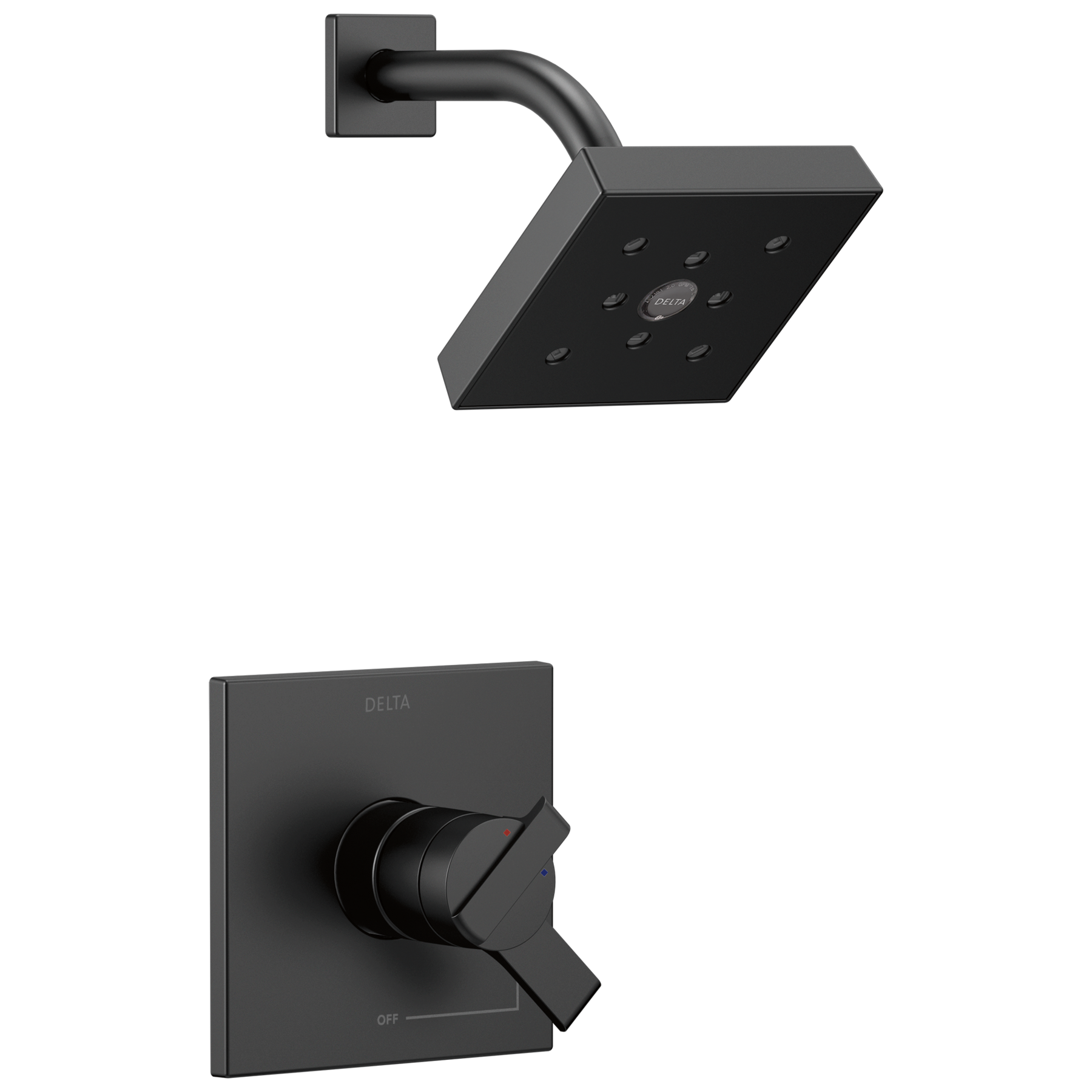 Monitor® 17 Series H2Okinetic® Shower Trim in Matte Black T17267 