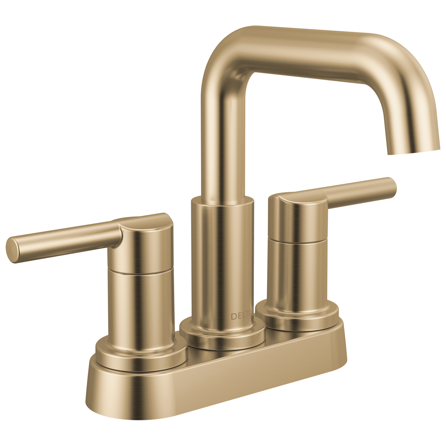Two Handle Centerset Bathroom Faucet in Champagne Bronze 25849LF