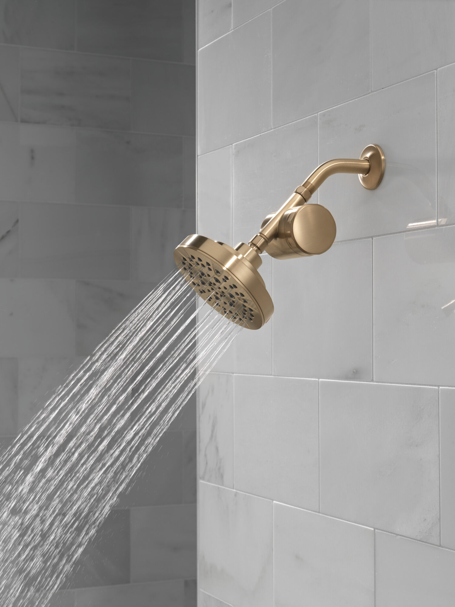 5-Setting Showerhead in Champagne Bronze 52535-CZ | Delta Faucet