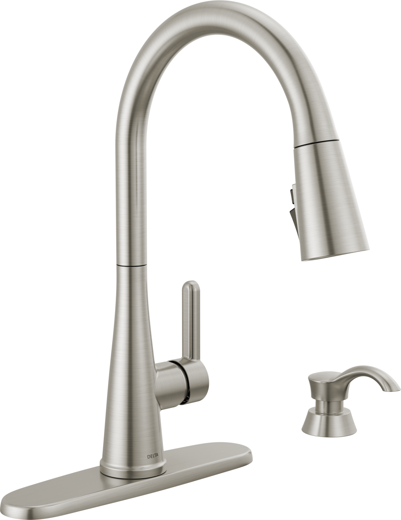Pull-Down Kitchen Faucet w/Soap (Recertified) in Spotshield