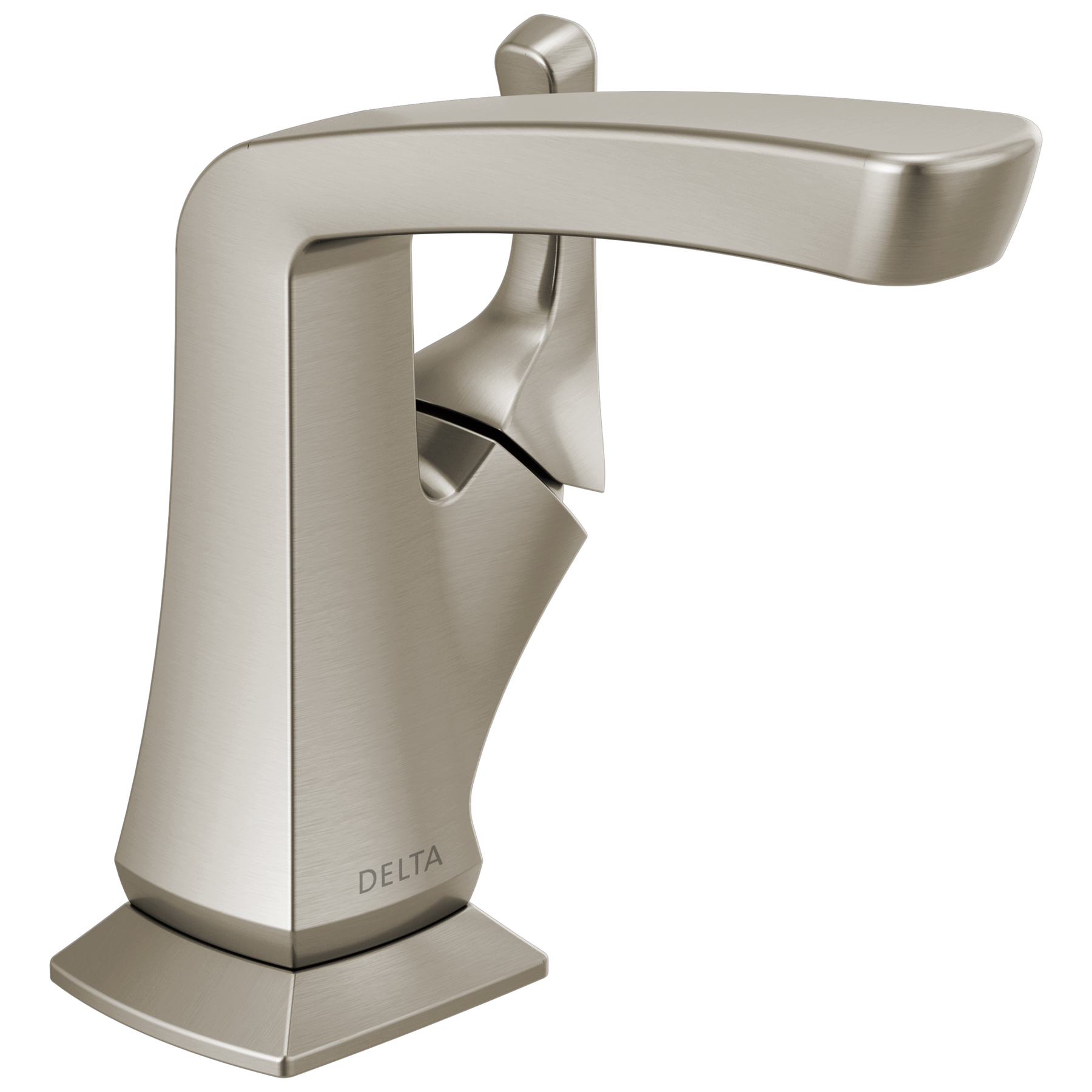 Single Handle Centerset Bathroom Faucet in Spotshield Brushed