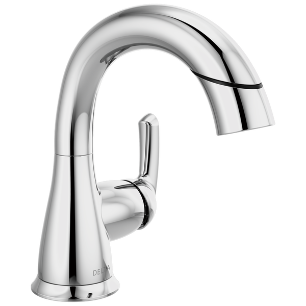 Single Handle Centerset Pull Down Bathroom Faucet In Chrome 15765lf Pd Delta - Most Popular Bathroom Faucets