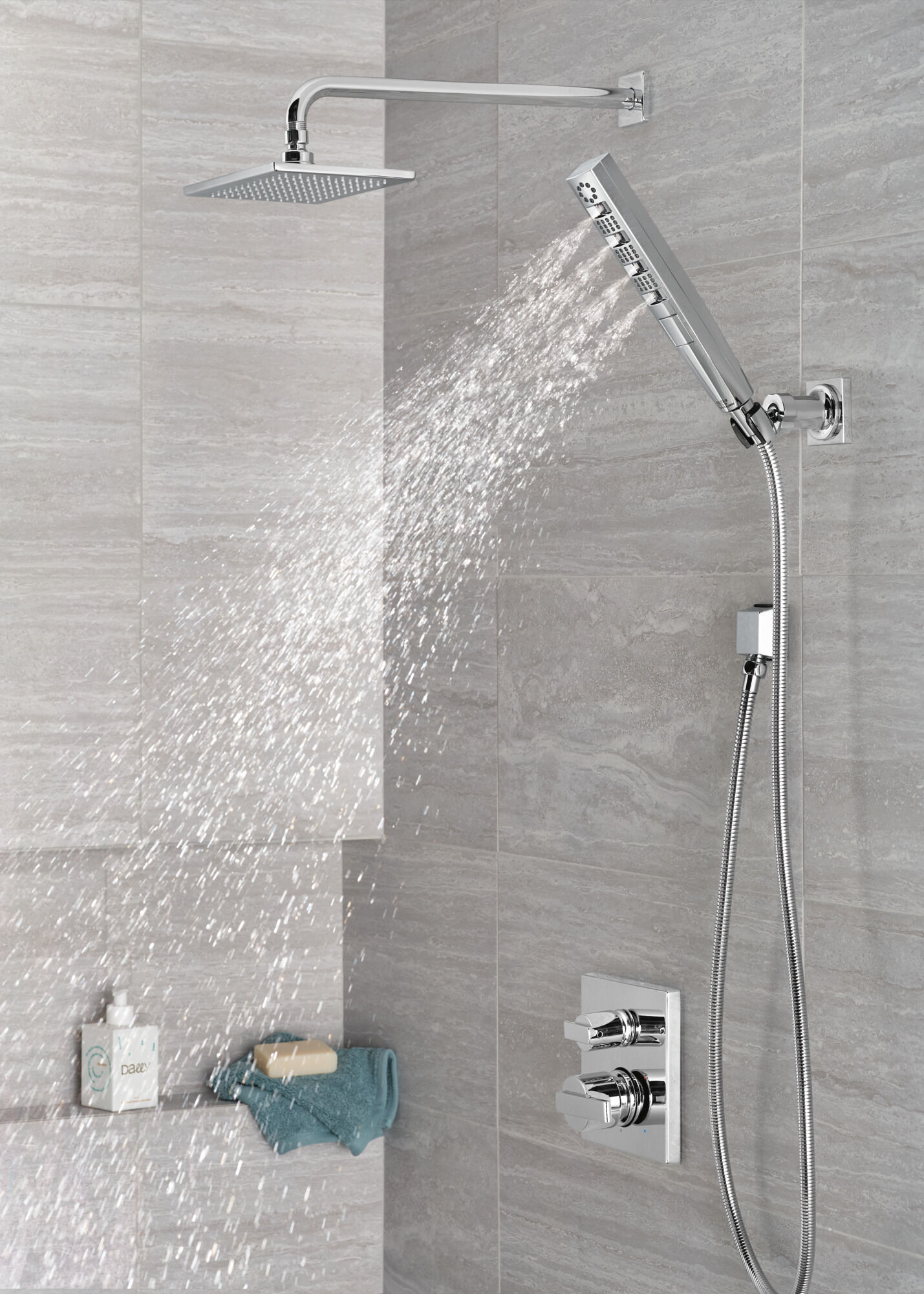Single-Setting Raincan Shower Head in Lumicoat® Chrome RP62955PR