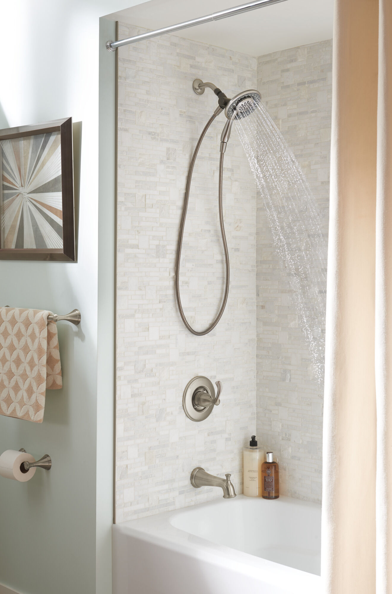 Monitor® 14 Series Tub & Shower with In2ition® in Stainless 144939