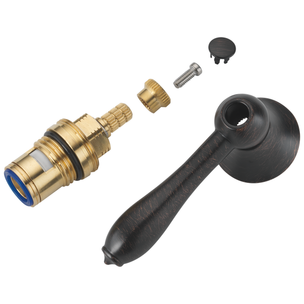 Metal Lever Handle w/ Cartridge Pot Filler in Bronze